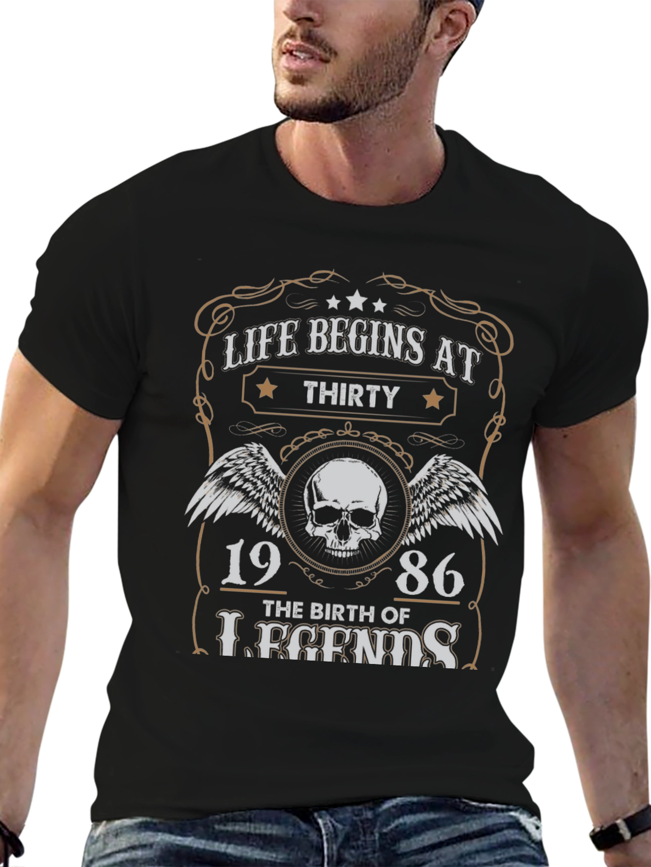 Life Begins At Thirty Birthday T-Shirt