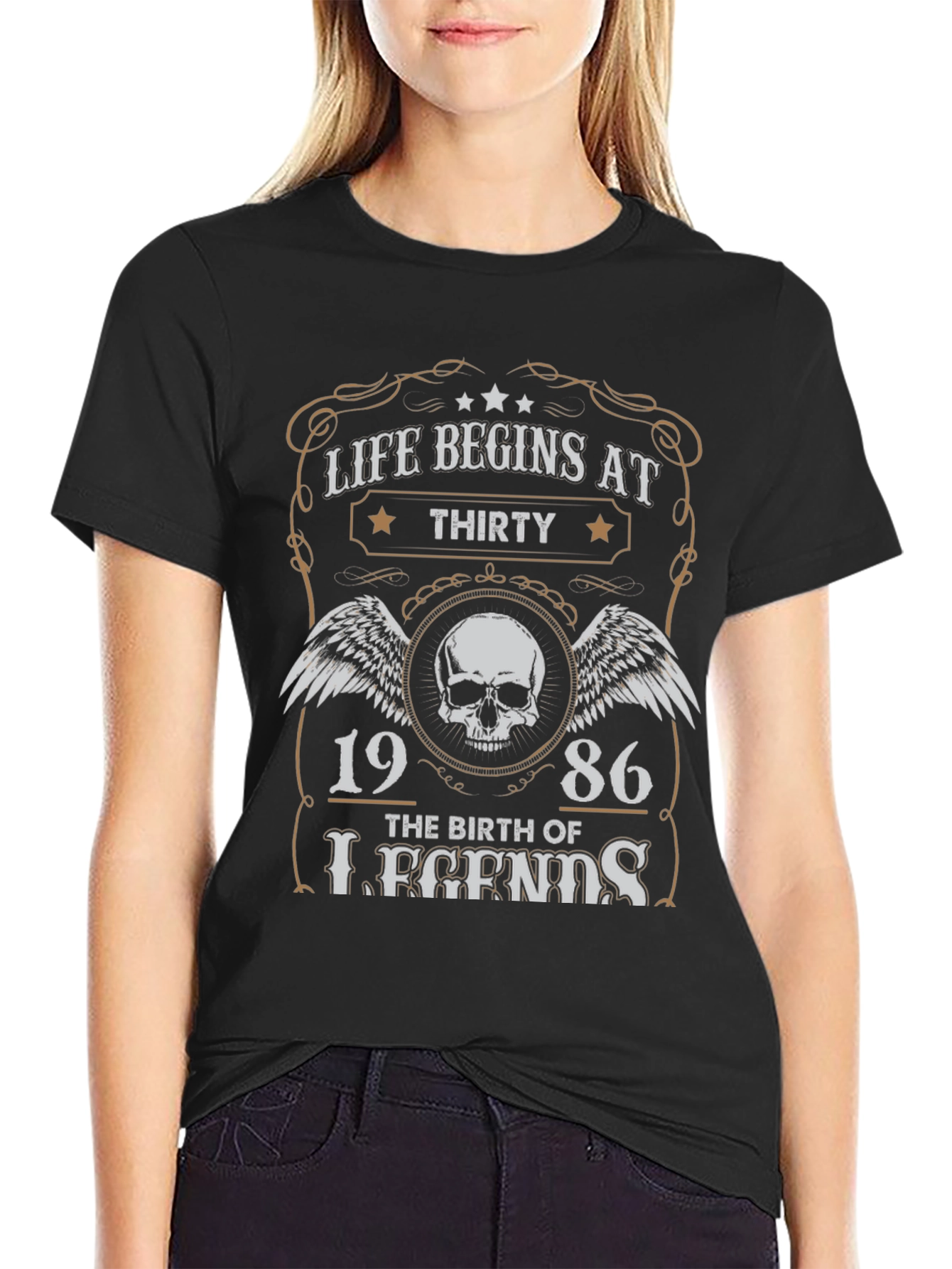 Life Begins At Thirty Birthday T-Shirt