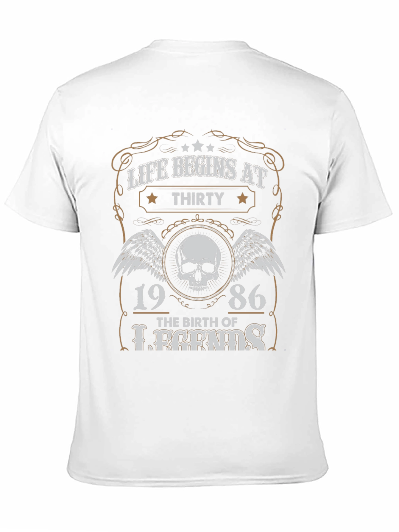Life Begins At Thirty Birthday T-Shirt