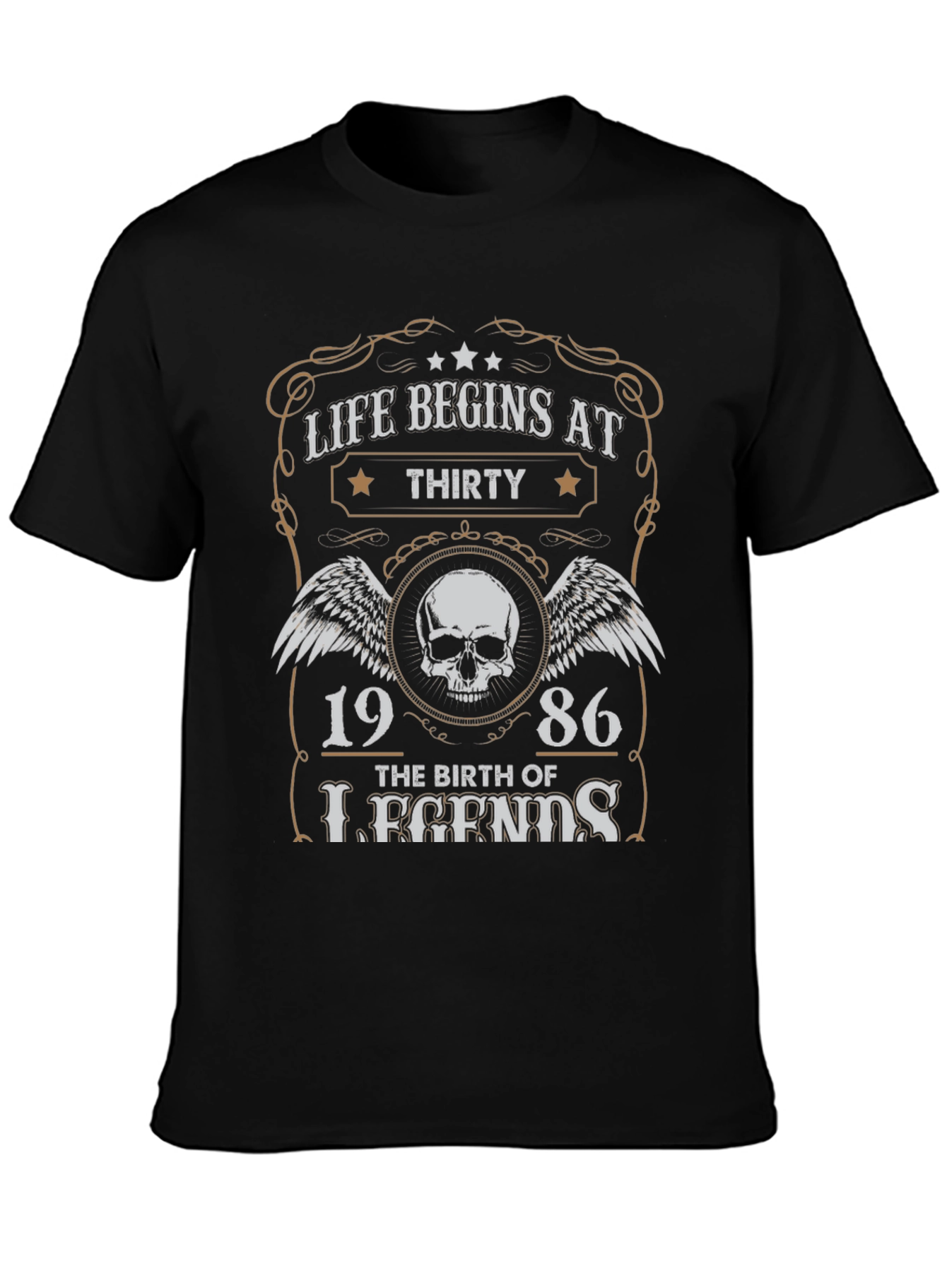 Life Begins At Thirty Birthday T-Shirt