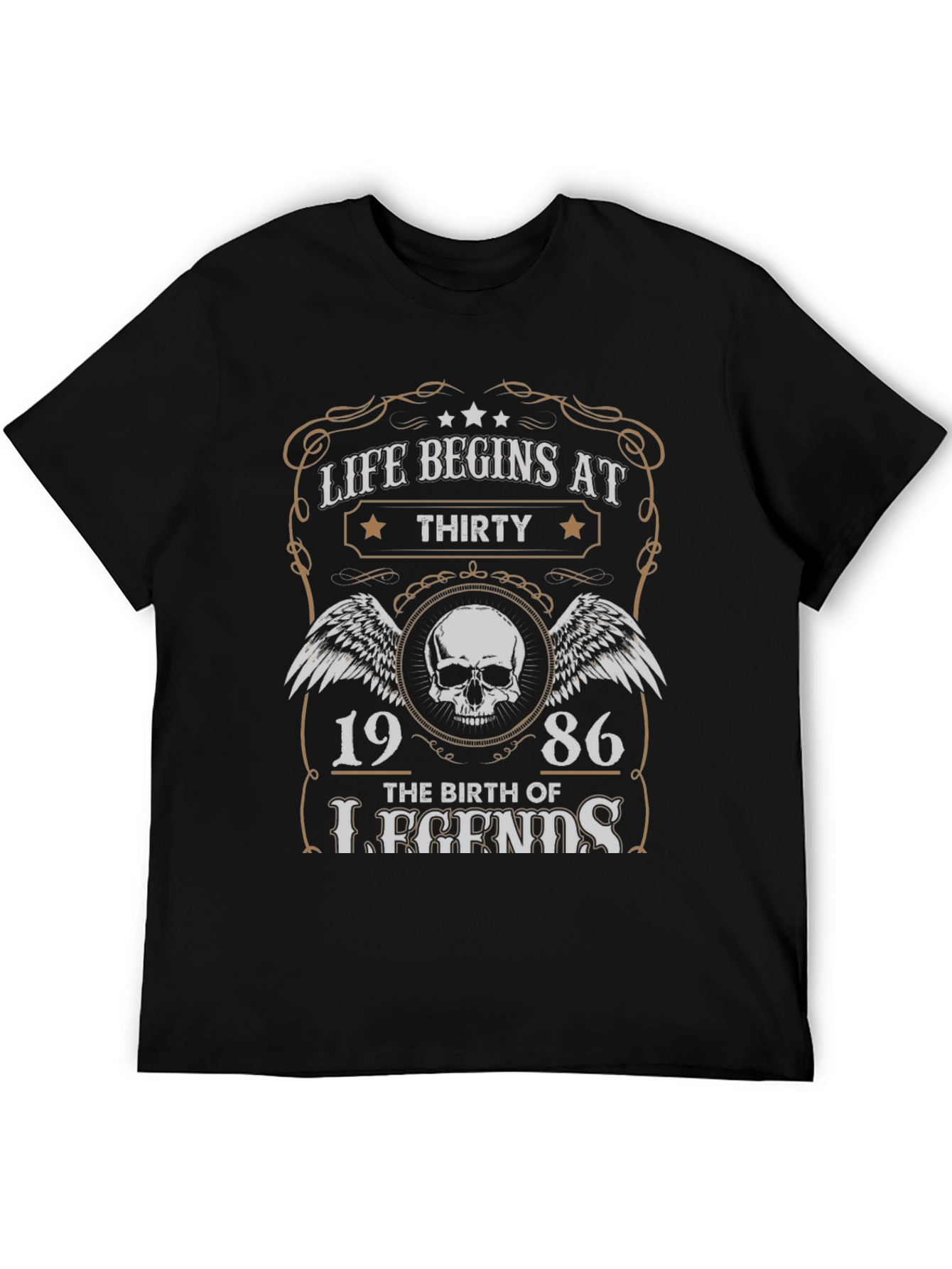 Life Begins At Thirty Birthday T-Shirt
