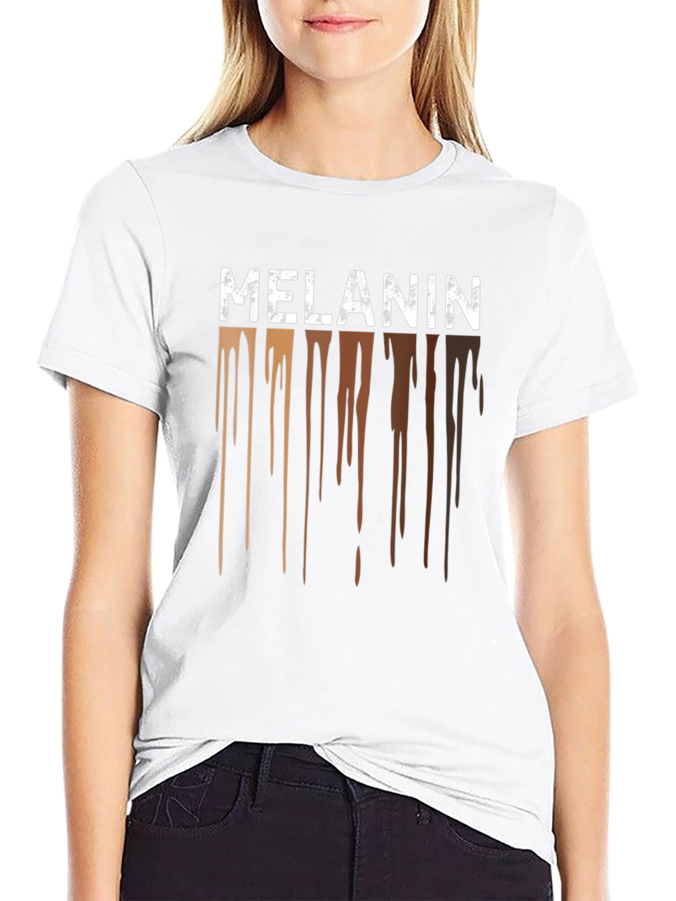 Melanin Drip Graphic Tee - Black Pride
