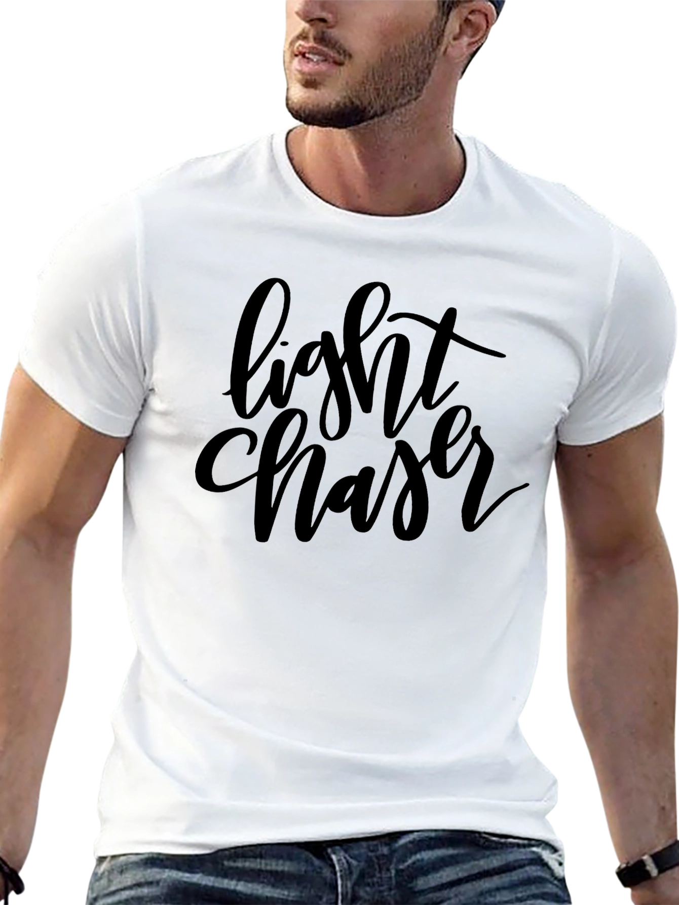 Light Chaser Black T-Shirt