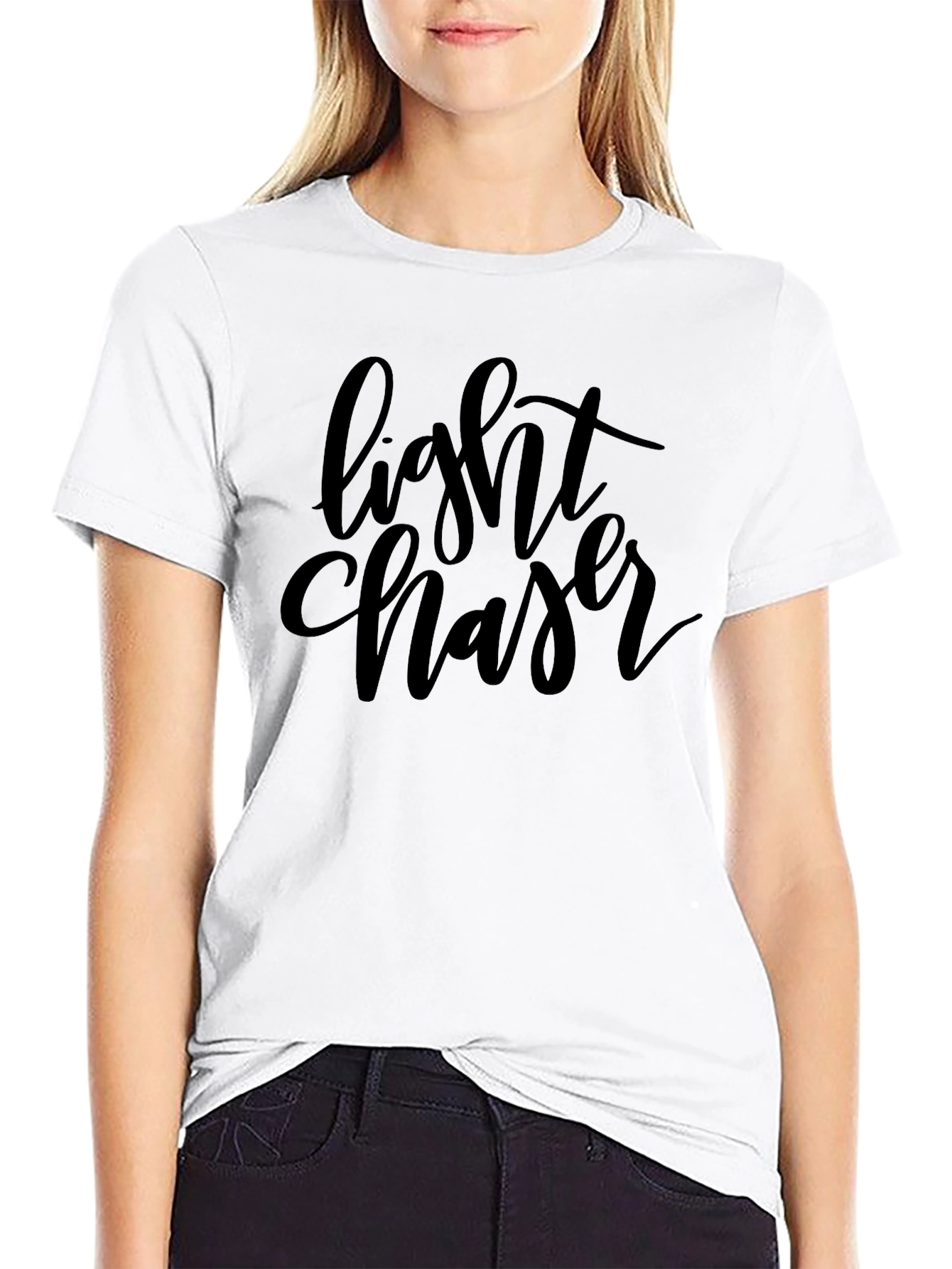 Light Chaser Black T-Shirt