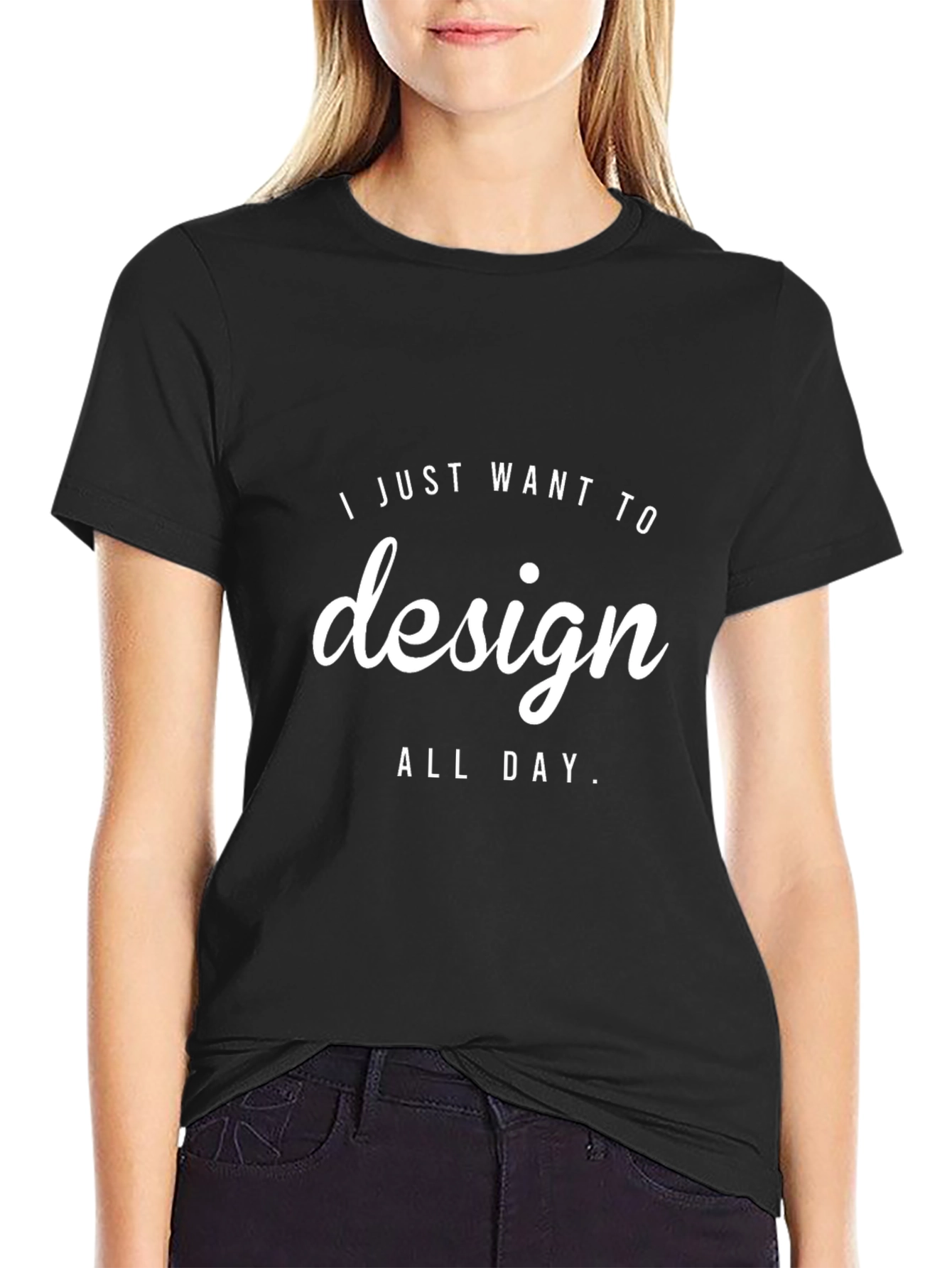 I Just Want to Design T-Shirt