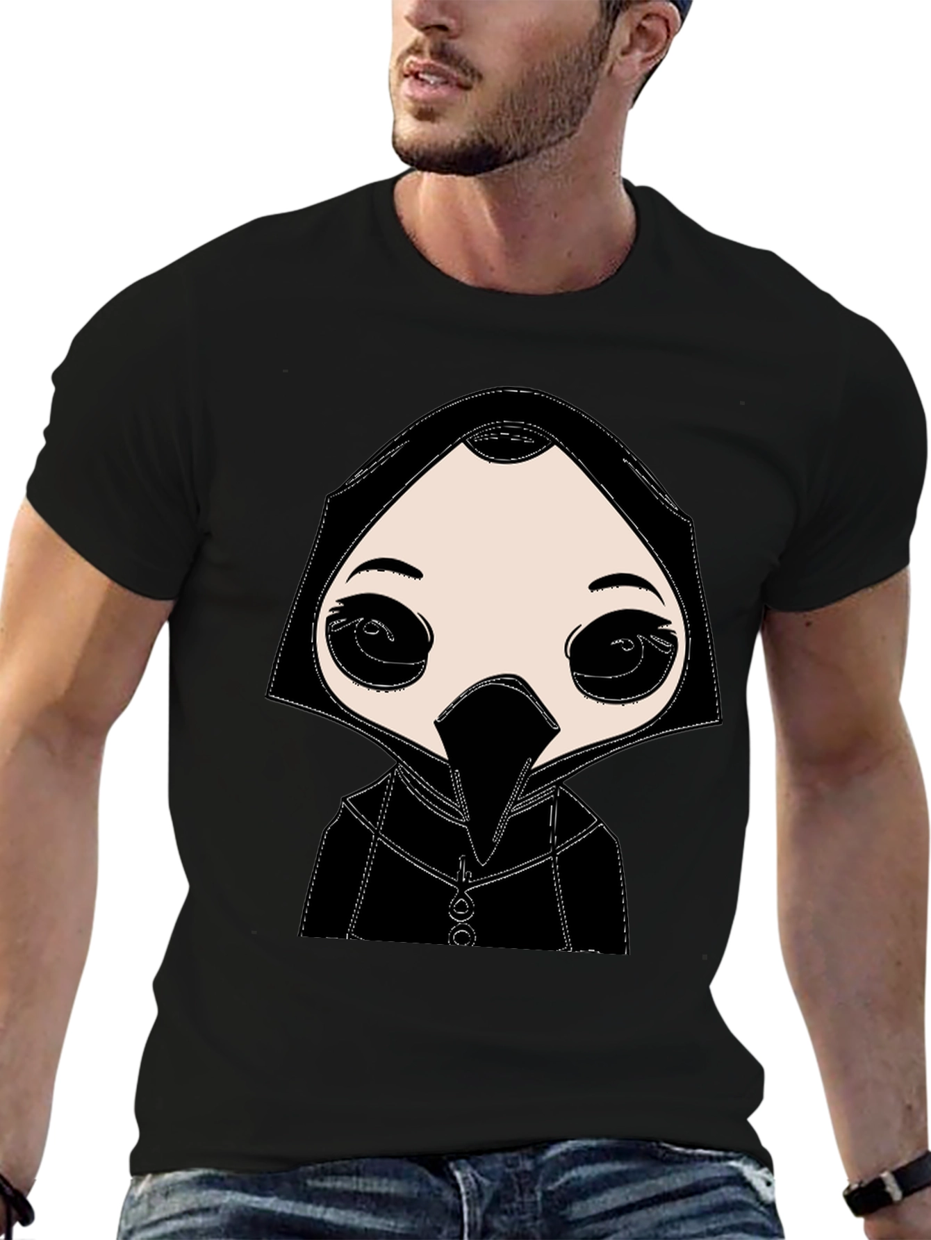 Plague Doctor Graphic Tee - Unique Design