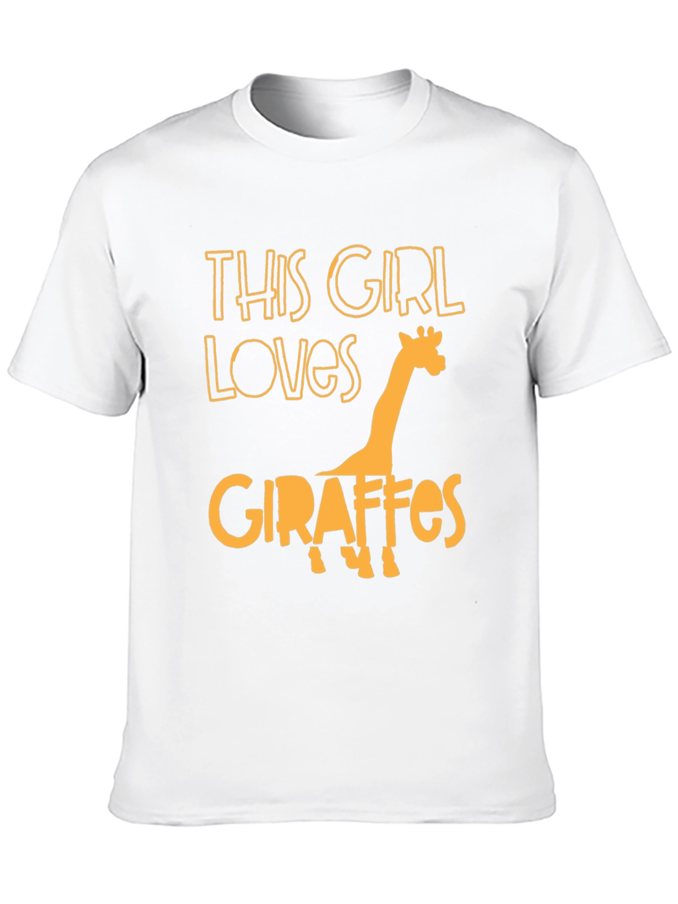 Giraffe Lover T-Shirt - This Girl Loves Giraffes