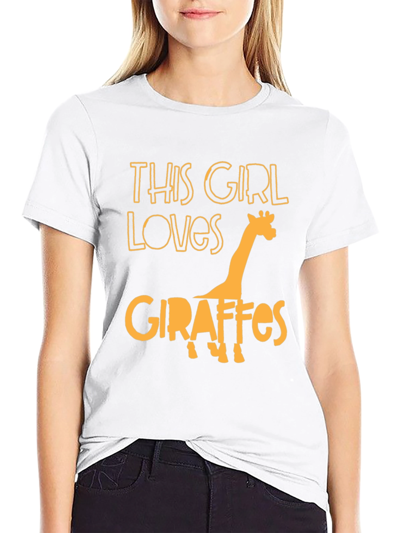 Giraffe Lover T-Shirt - This Girl Loves Giraffes
