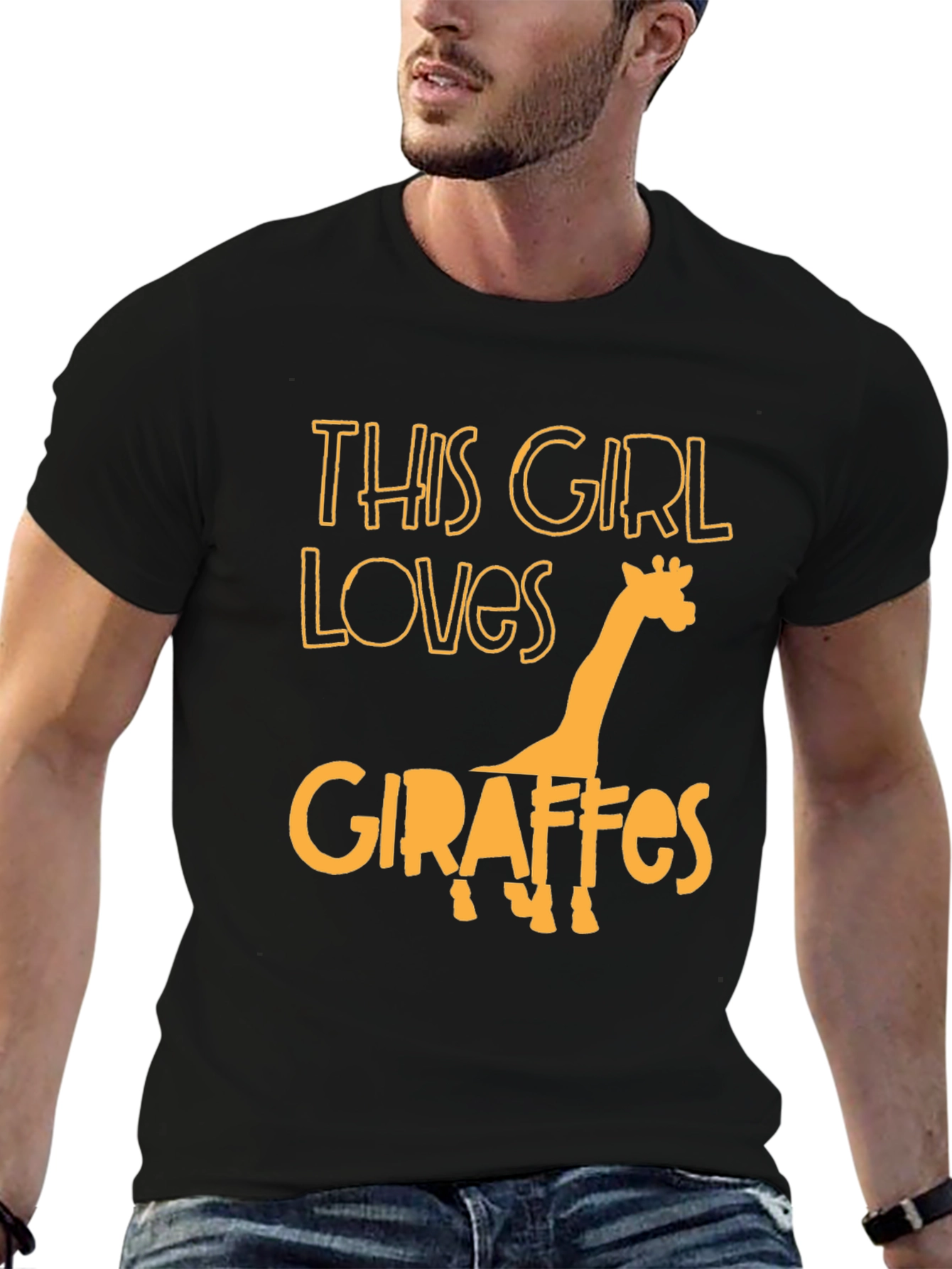 Giraffe Lover T-Shirt - This Girl Loves Giraffes