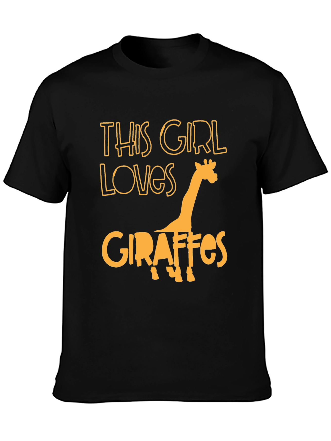 Giraffe Lover T-Shirt - This Girl Loves Giraffes
