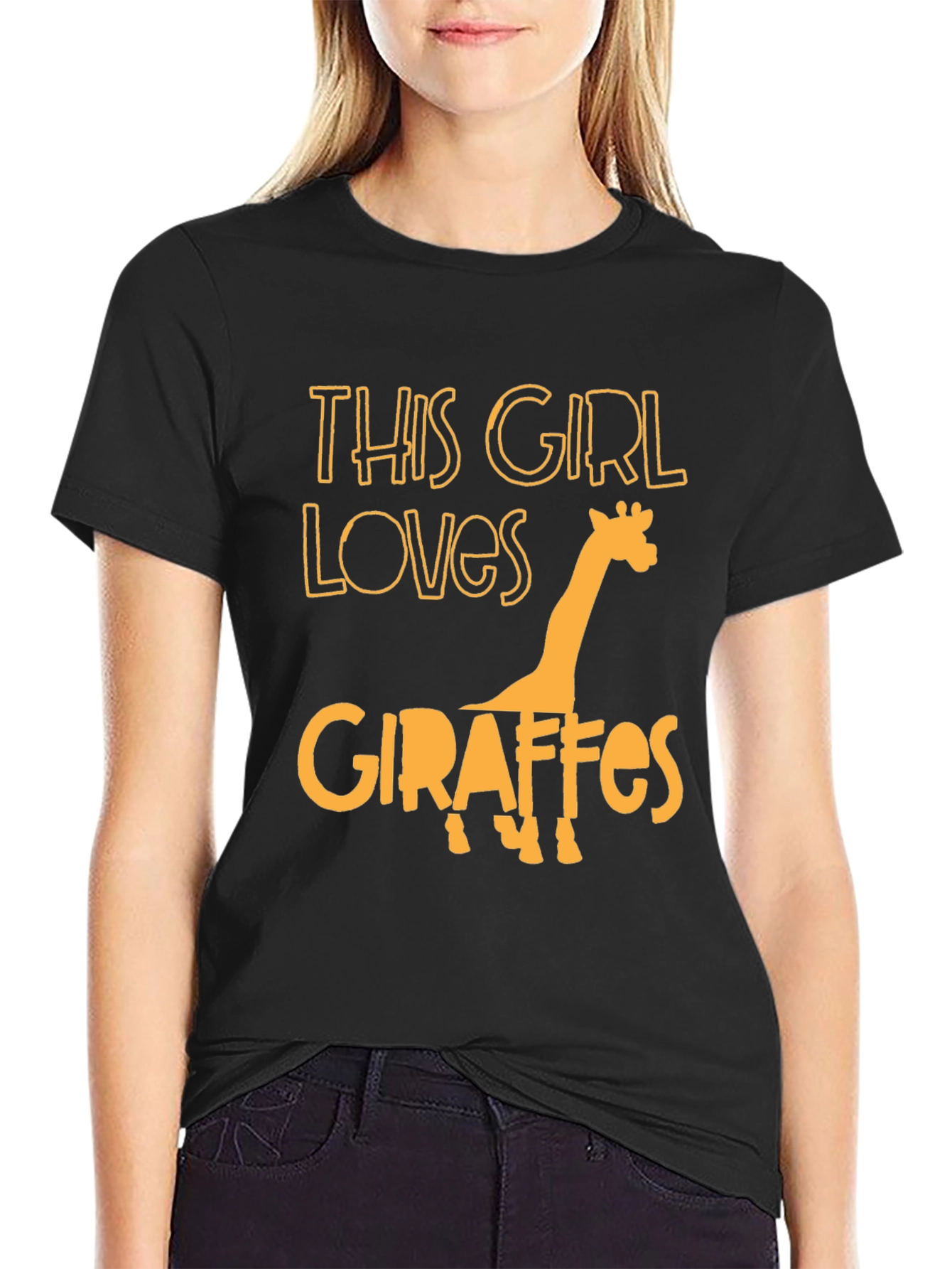 Giraffe Lover T-Shirt - This Girl Loves Giraffes