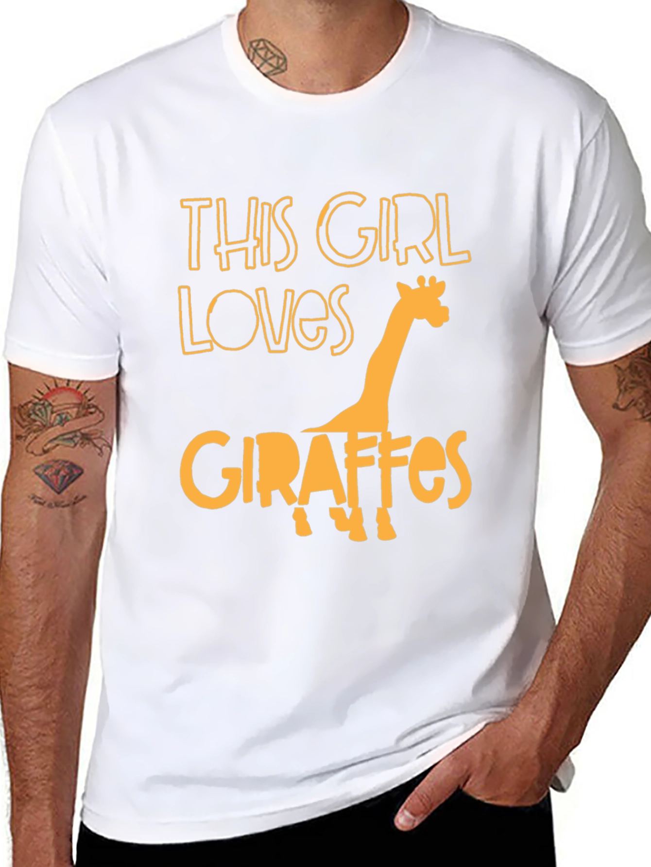 Giraffe Lover T-Shirt - This Girl Loves Giraffes