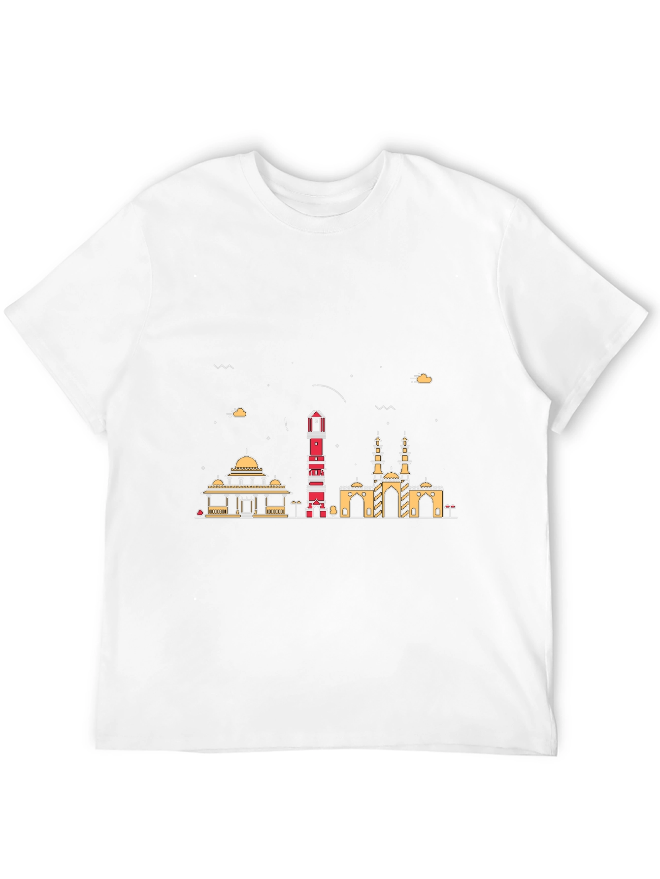 Cityscape Graphic Tee - Black Urban Style