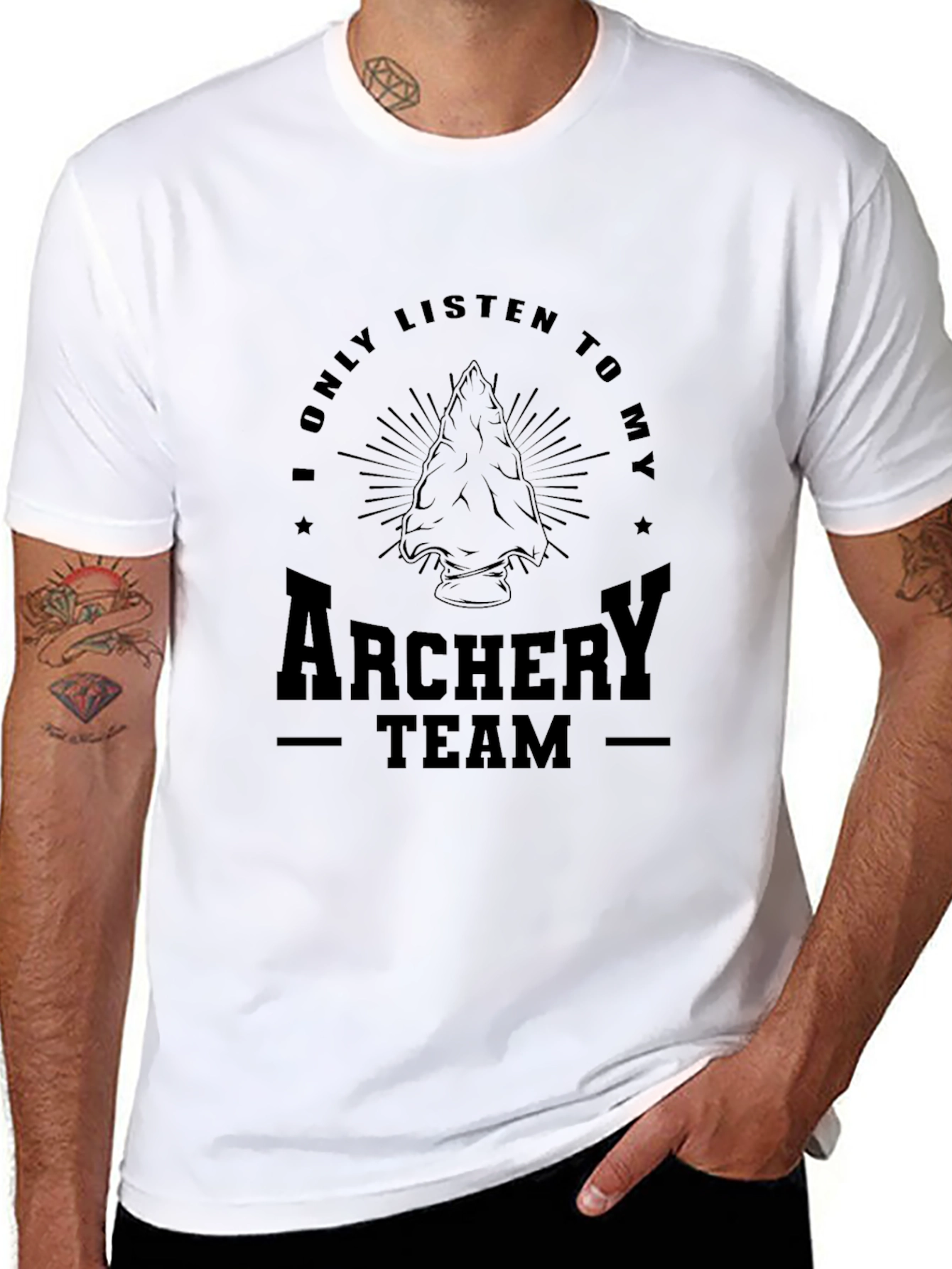 Archery Team T-Shirt - Arrowhead Design