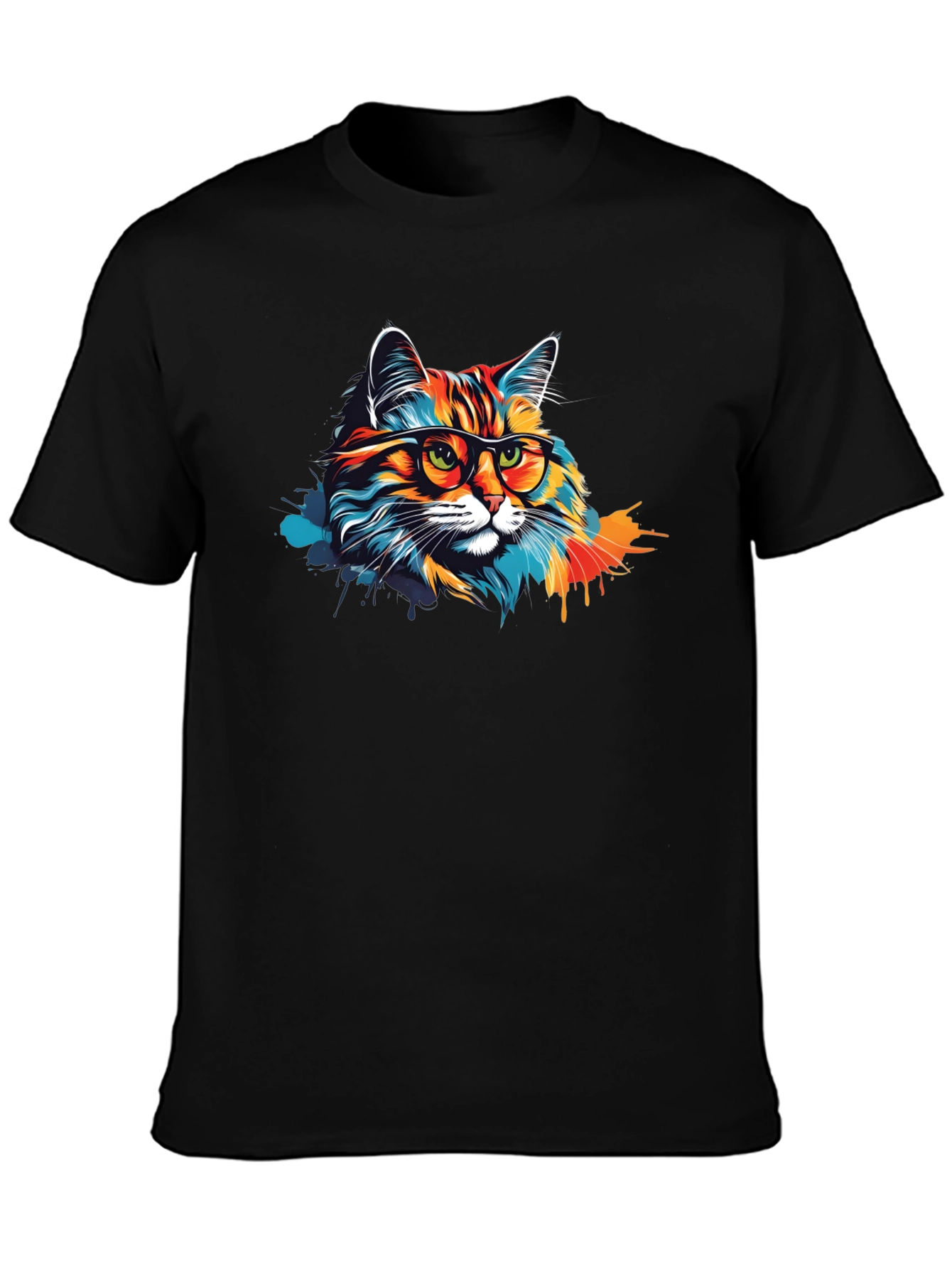 Cool Cat Graphic T-Shirt - Stylish & Unique