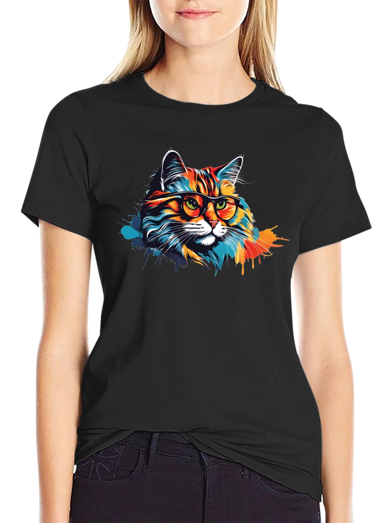 Cool Cat Graphic T-Shirt - Stylish & Unique