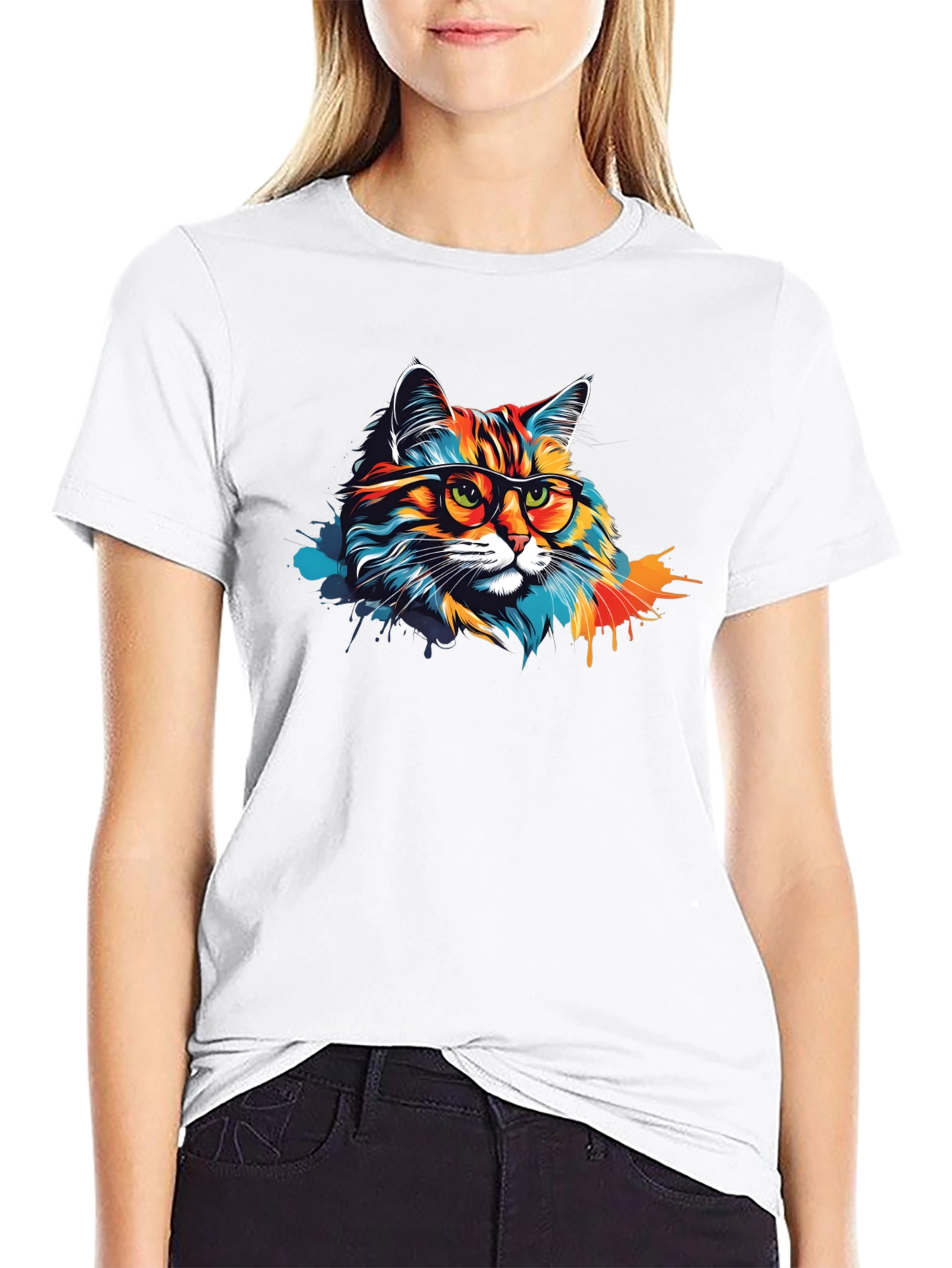 Cool Cat Graphic T-Shirt - Stylish & Unique