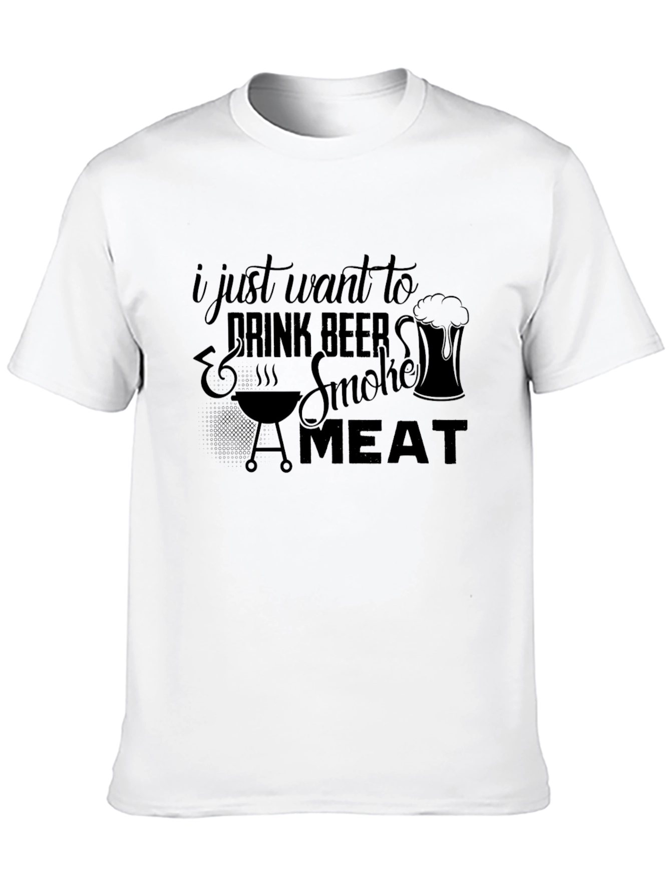 Drink Beer & Smoke Meat Graphic Tee