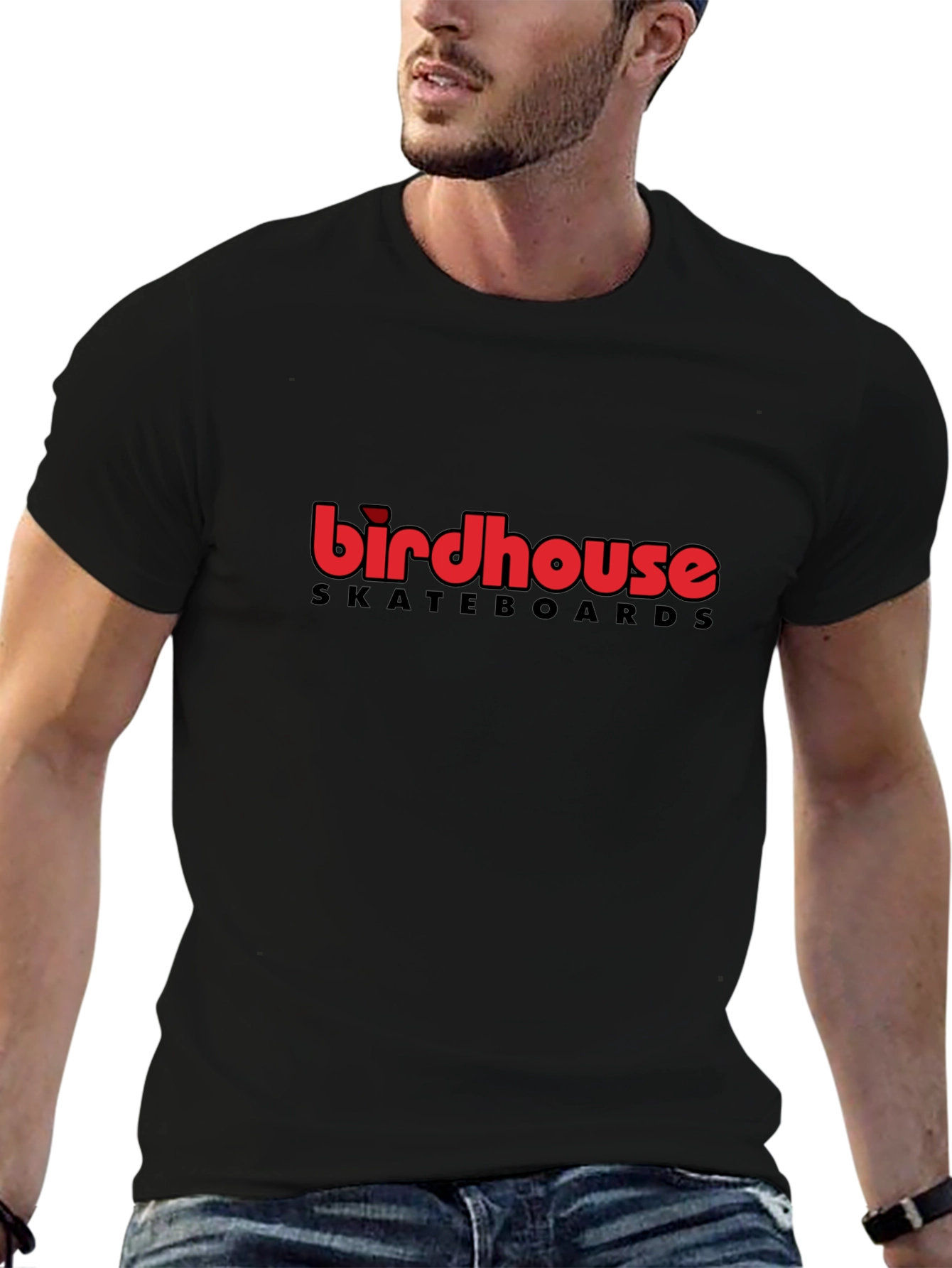 Birdhouse Skateboards T-Shirt - Classic Logo Black Tee