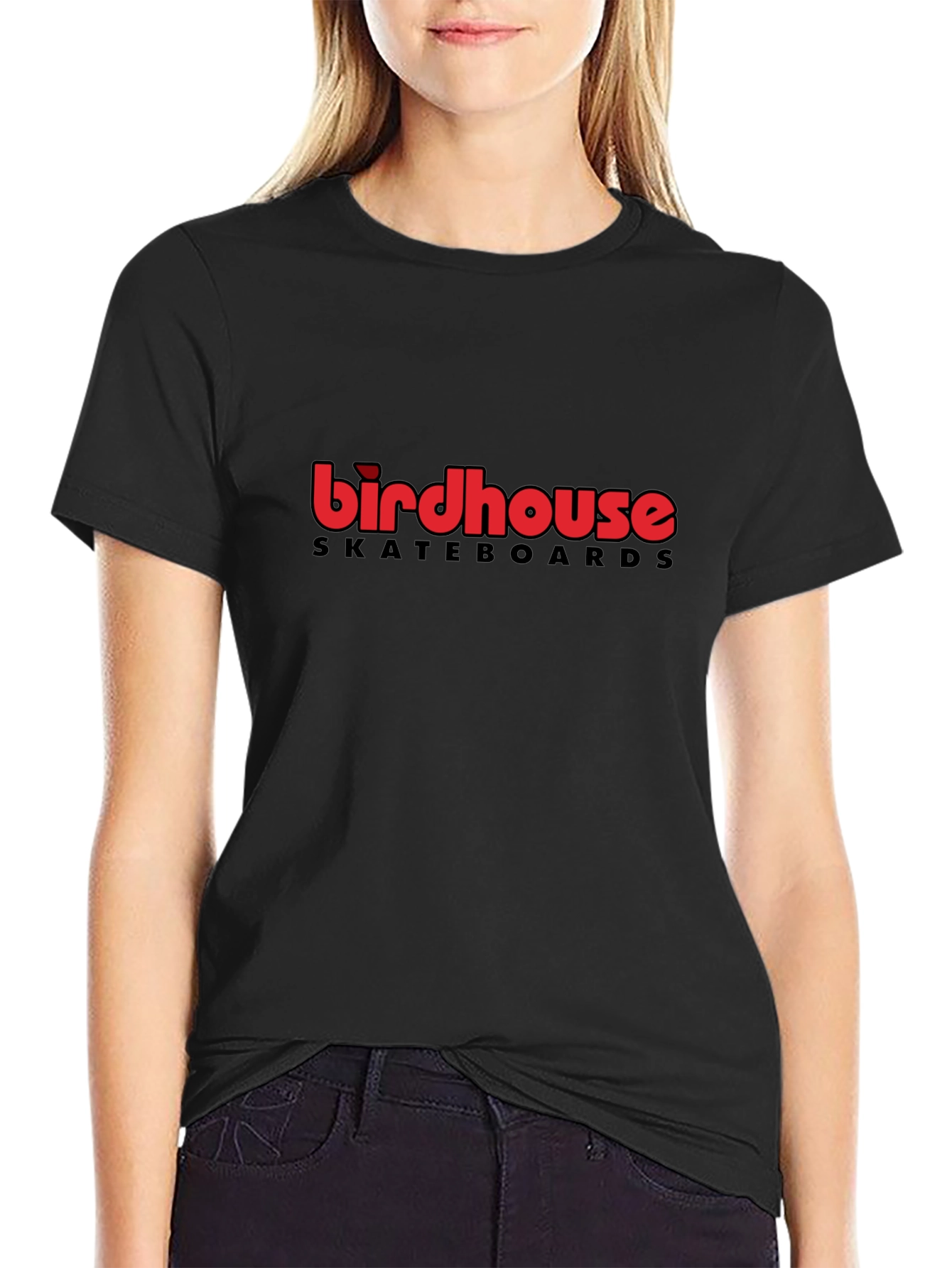 Birdhouse Skateboards T-Shirt - Classic Logo Black Tee