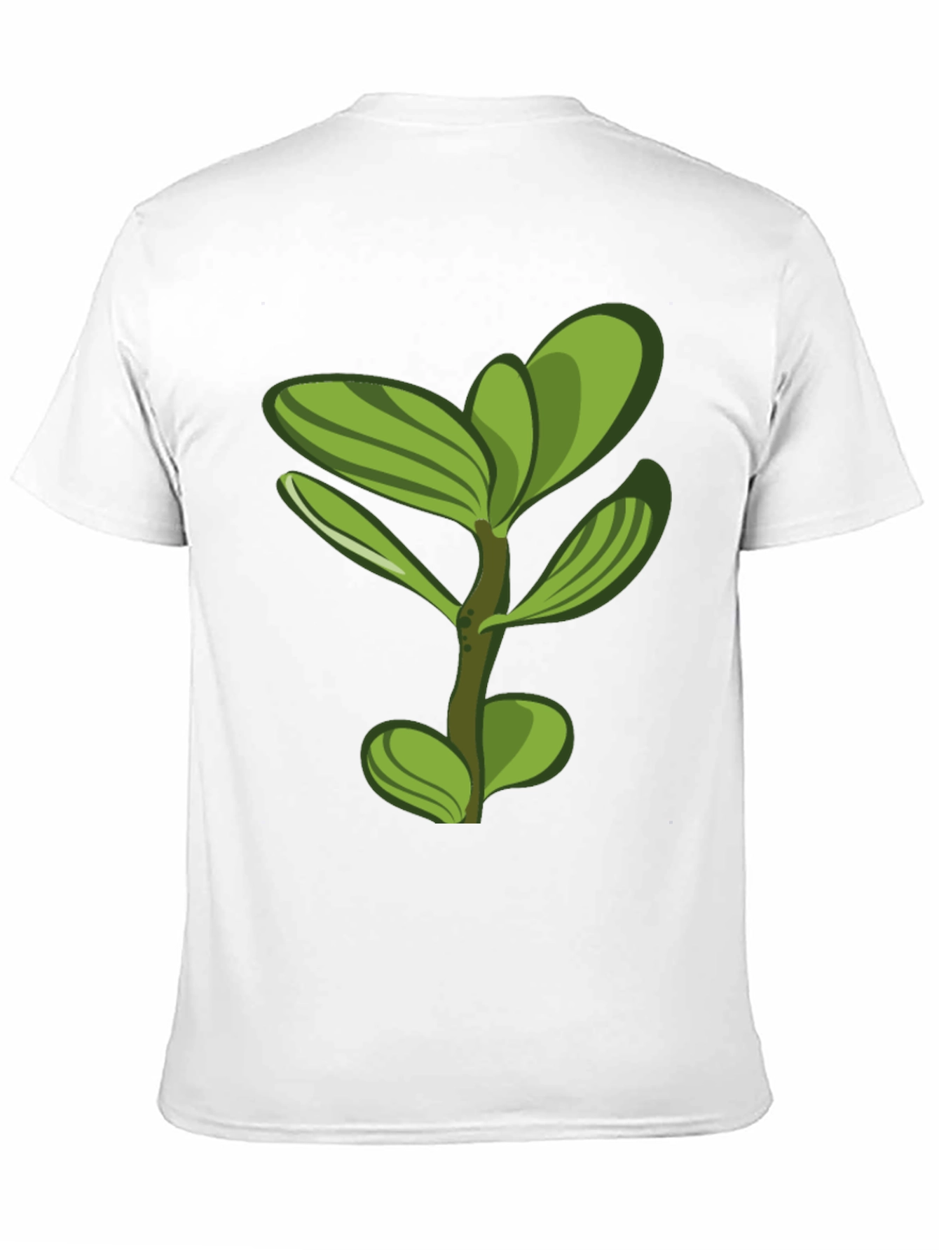 Nature Inspired Graphic Tee - Black Cotton Blend