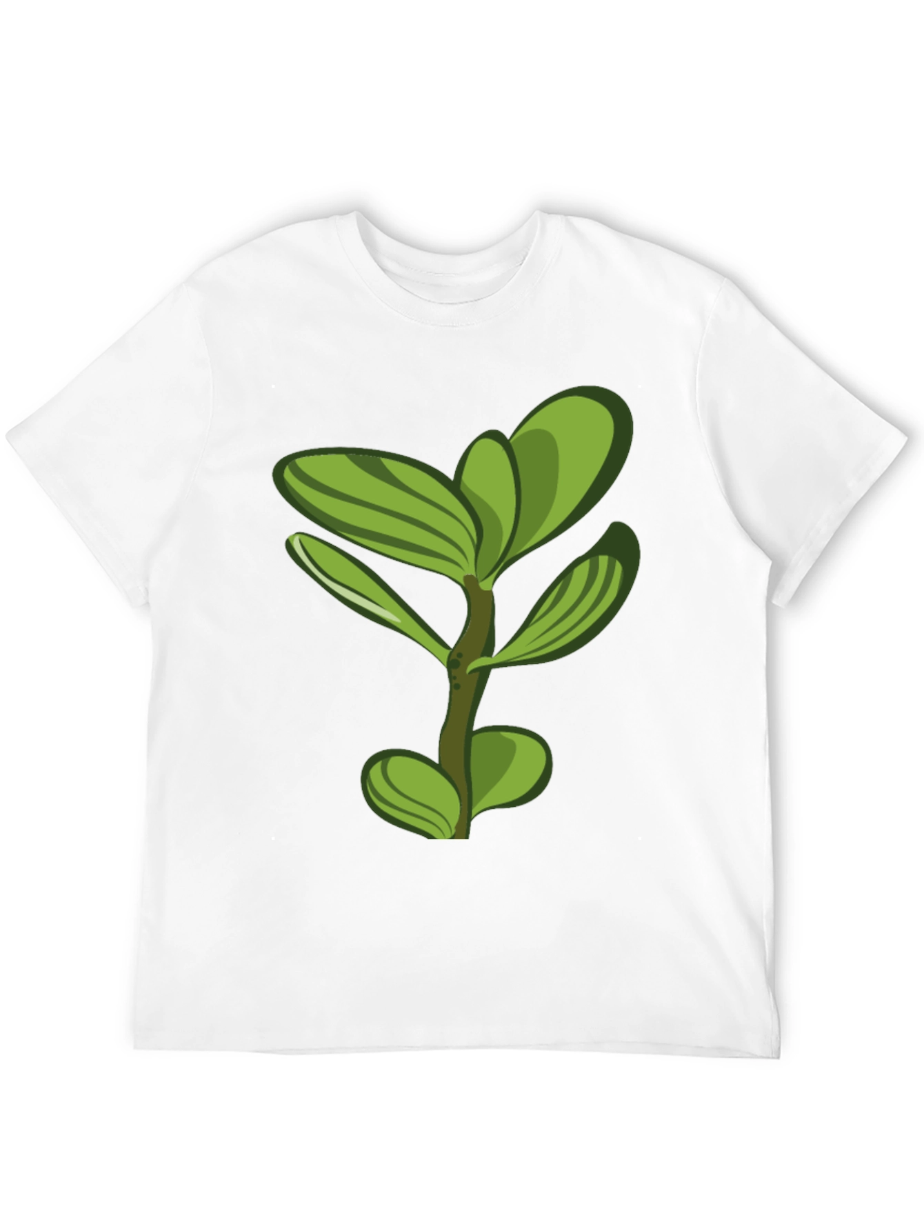 Nature Inspired Graphic Tee - Black Cotton Blend