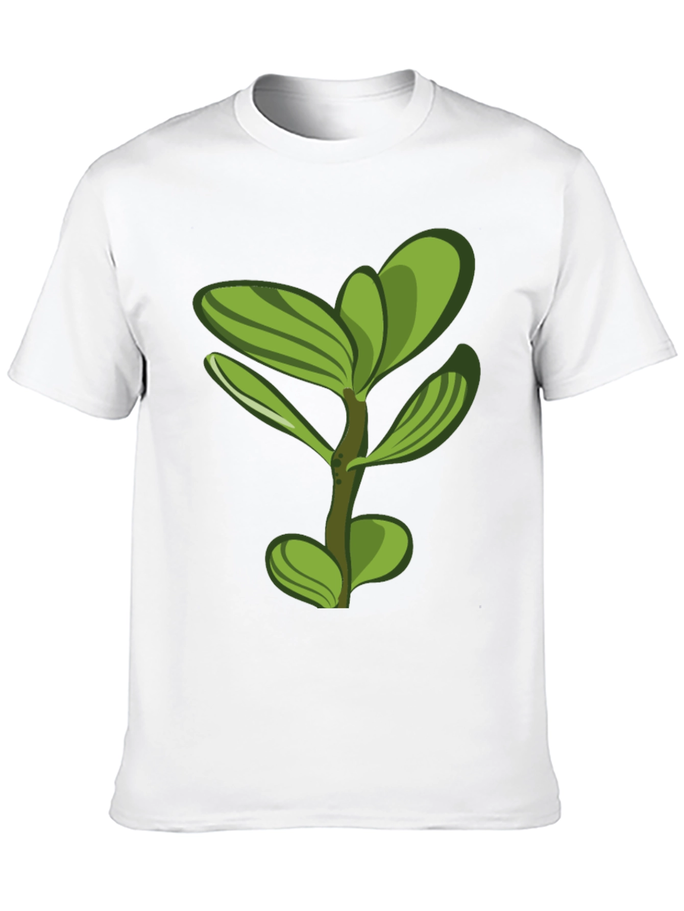 Nature Inspired Graphic Tee - Black Cotton Blend