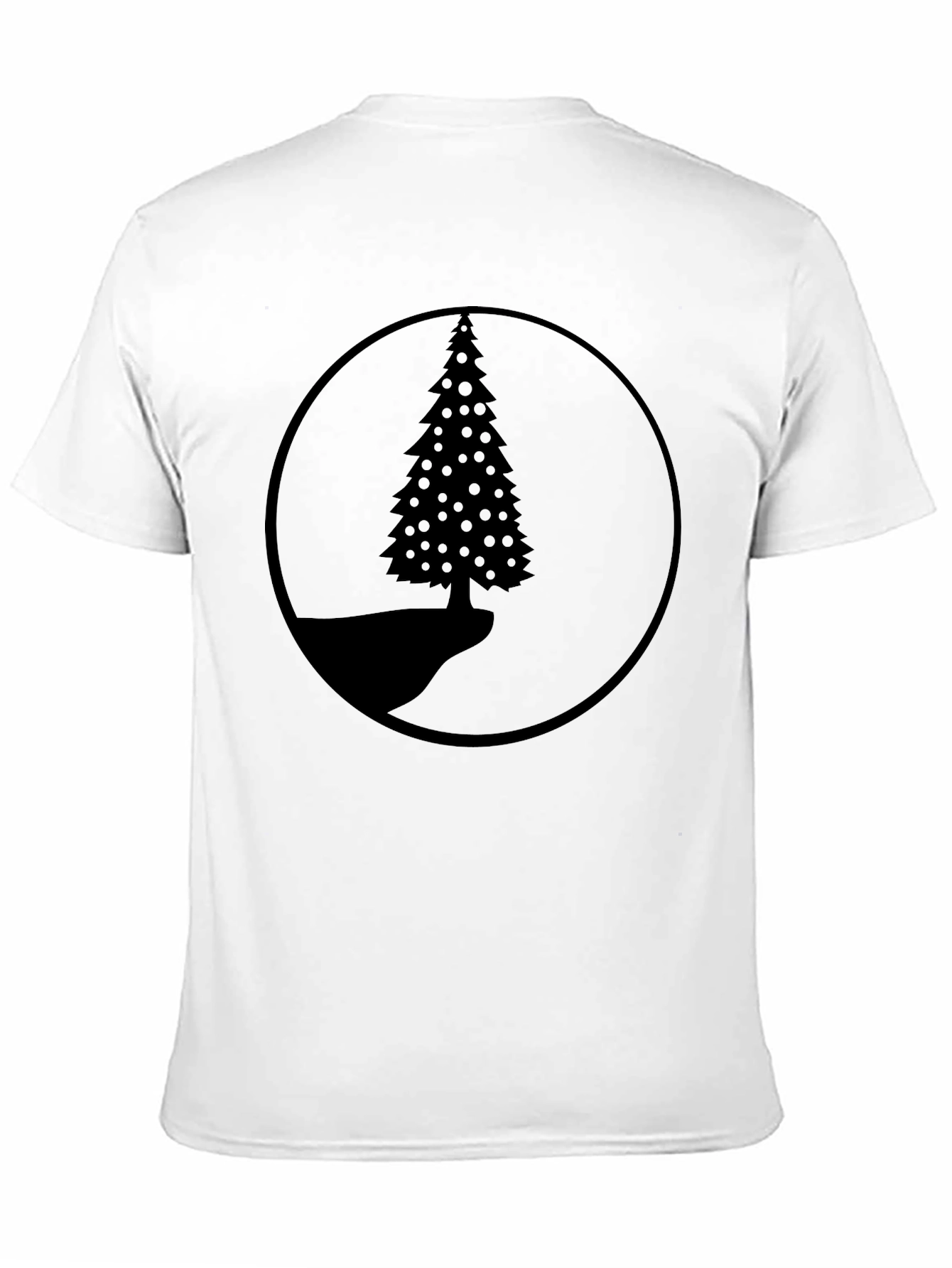 Nature Scene Black Graphic T-Shirt