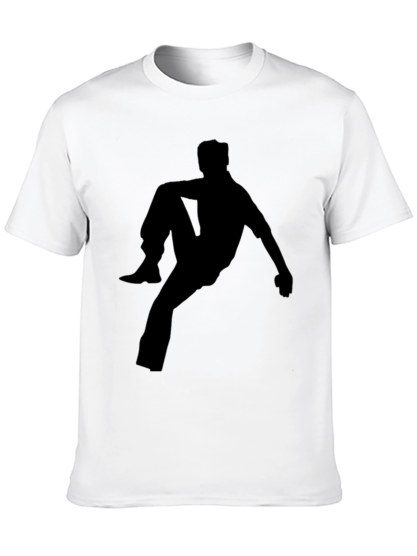 Silhouette Man Black T-Shirt