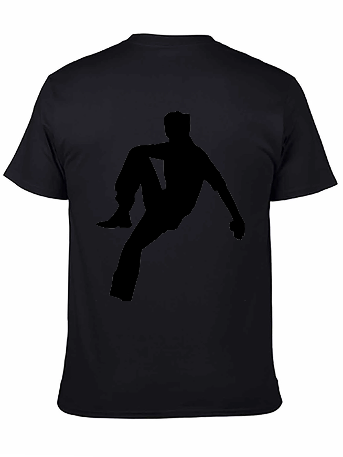 Silhouette Man Black T-Shirt