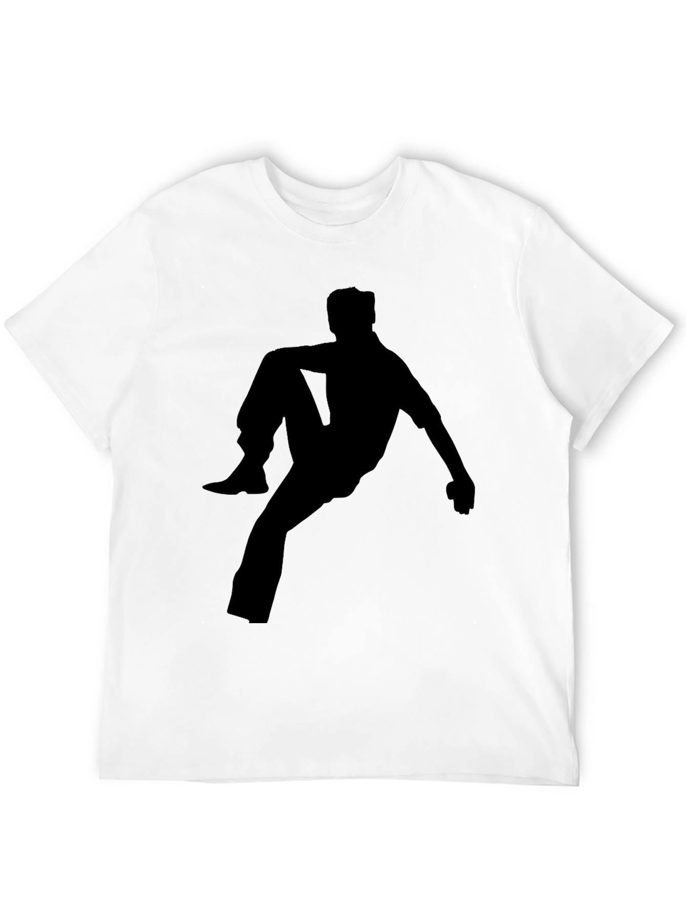 Silhouette Man Black T-Shirt