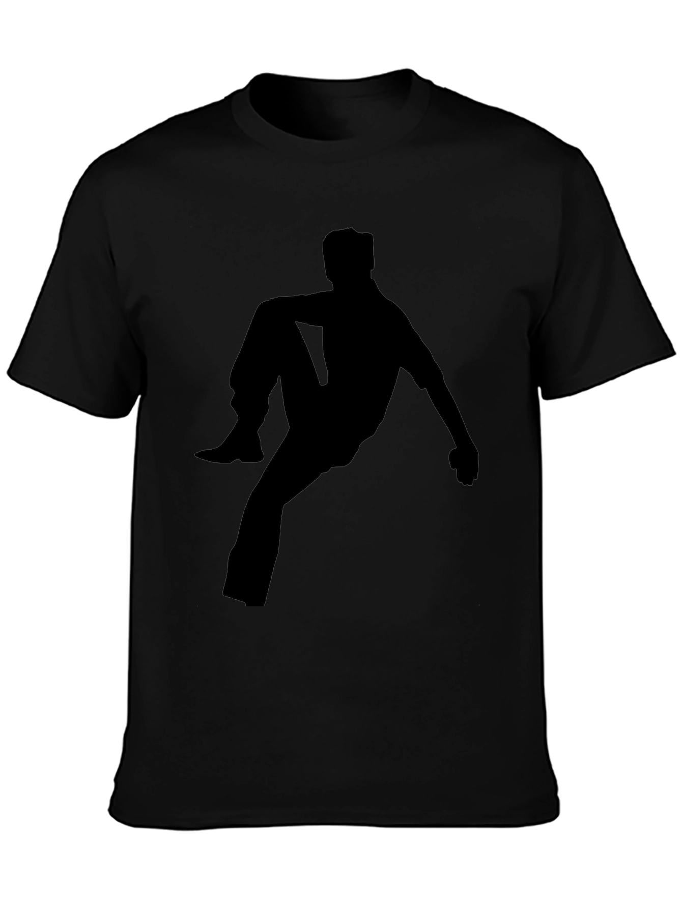 Silhouette Man Black T-Shirt