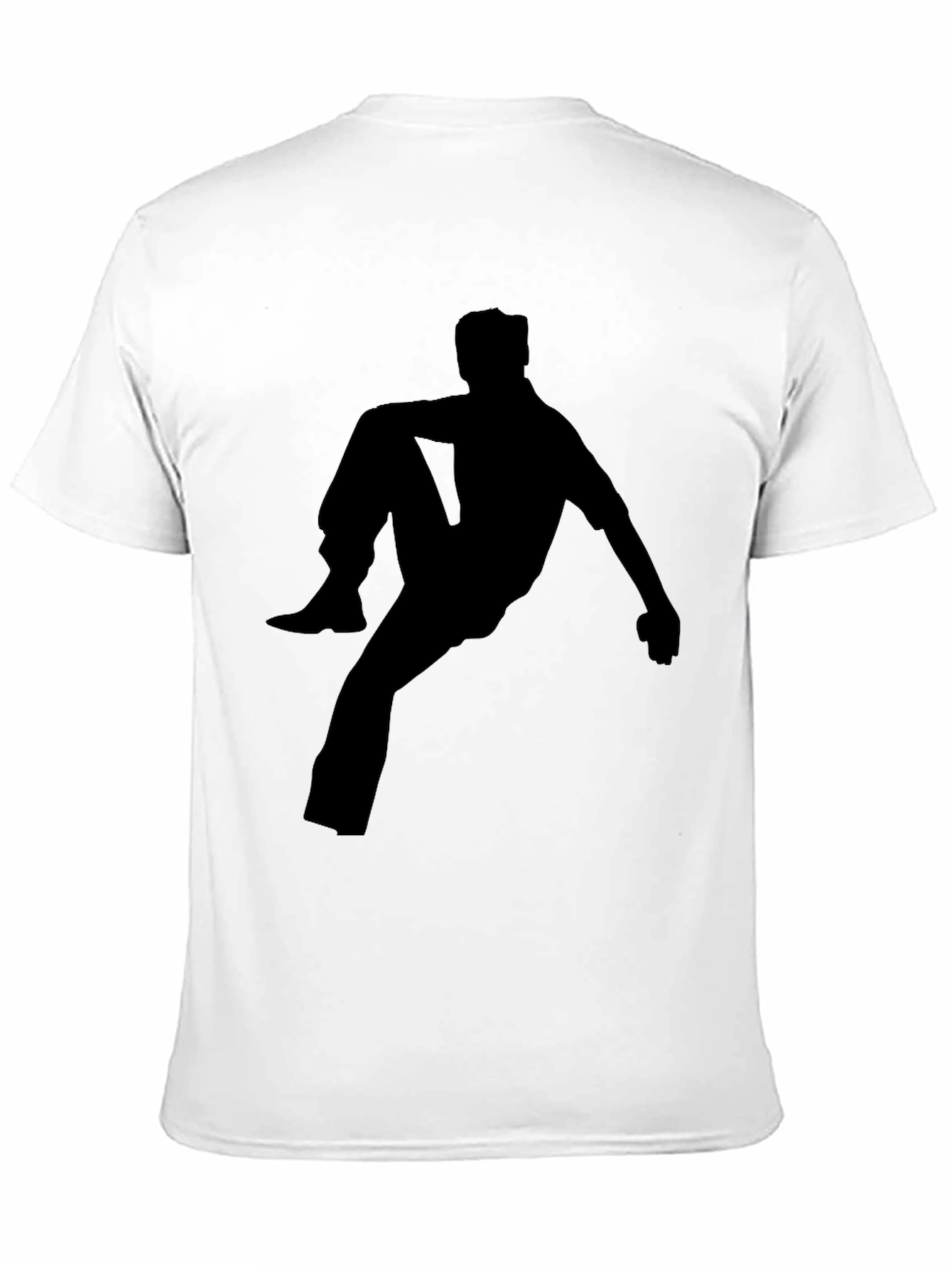 Silhouette Man Black T-Shirt