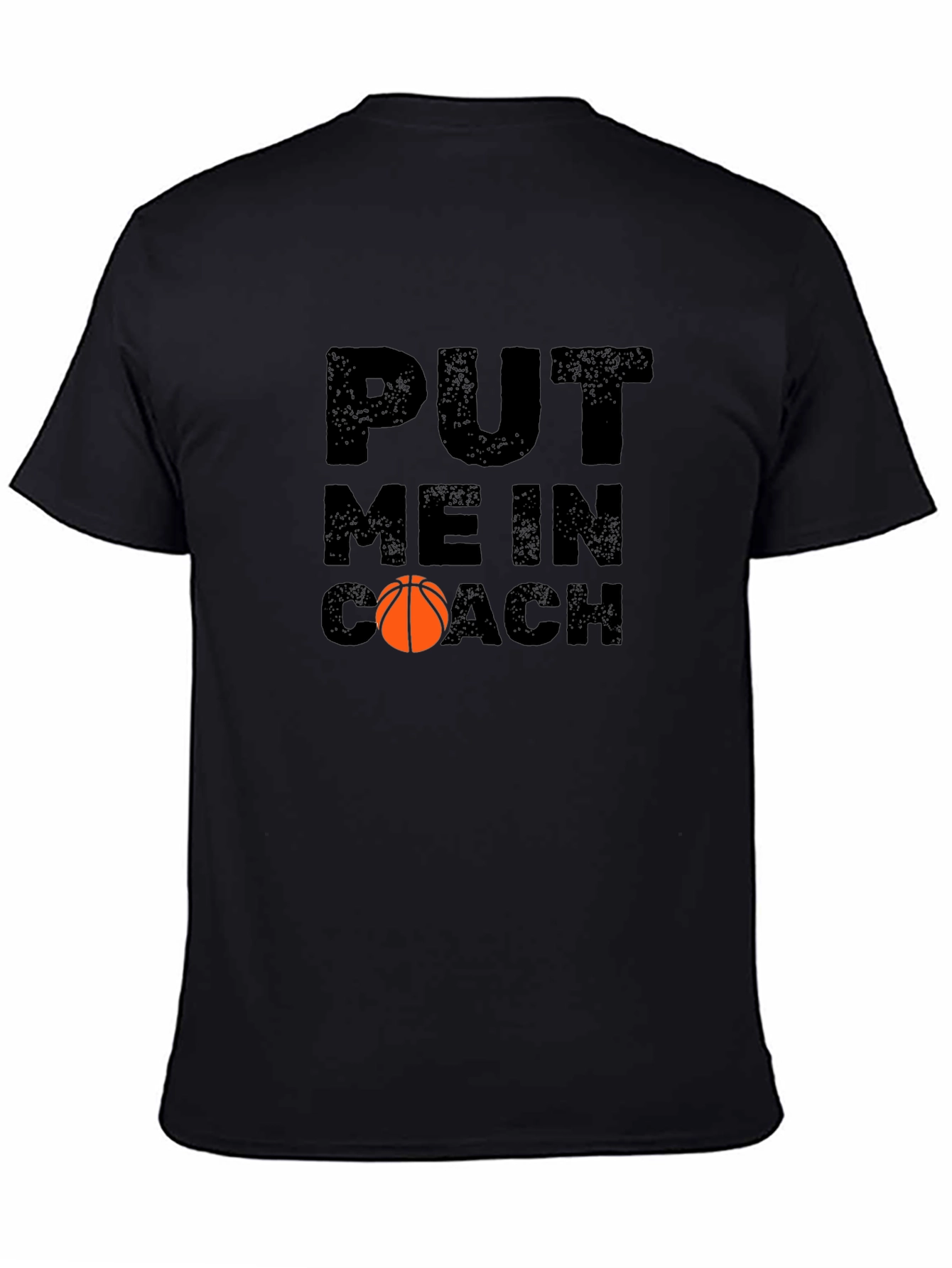 Put Me In Coach Basketball Graphic T-Shirt