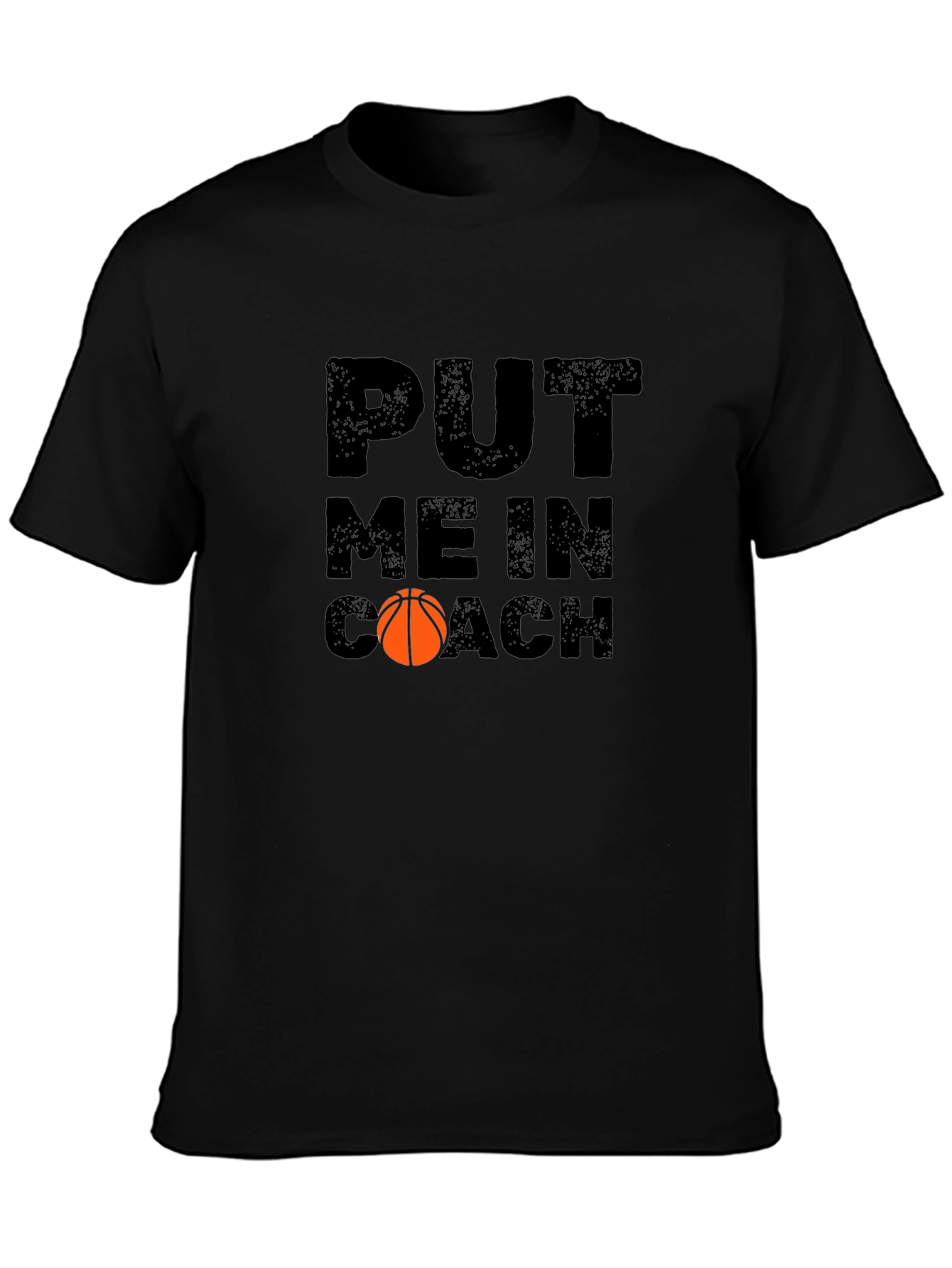 Put Me In Coach Basketball Graphic T-Shirt