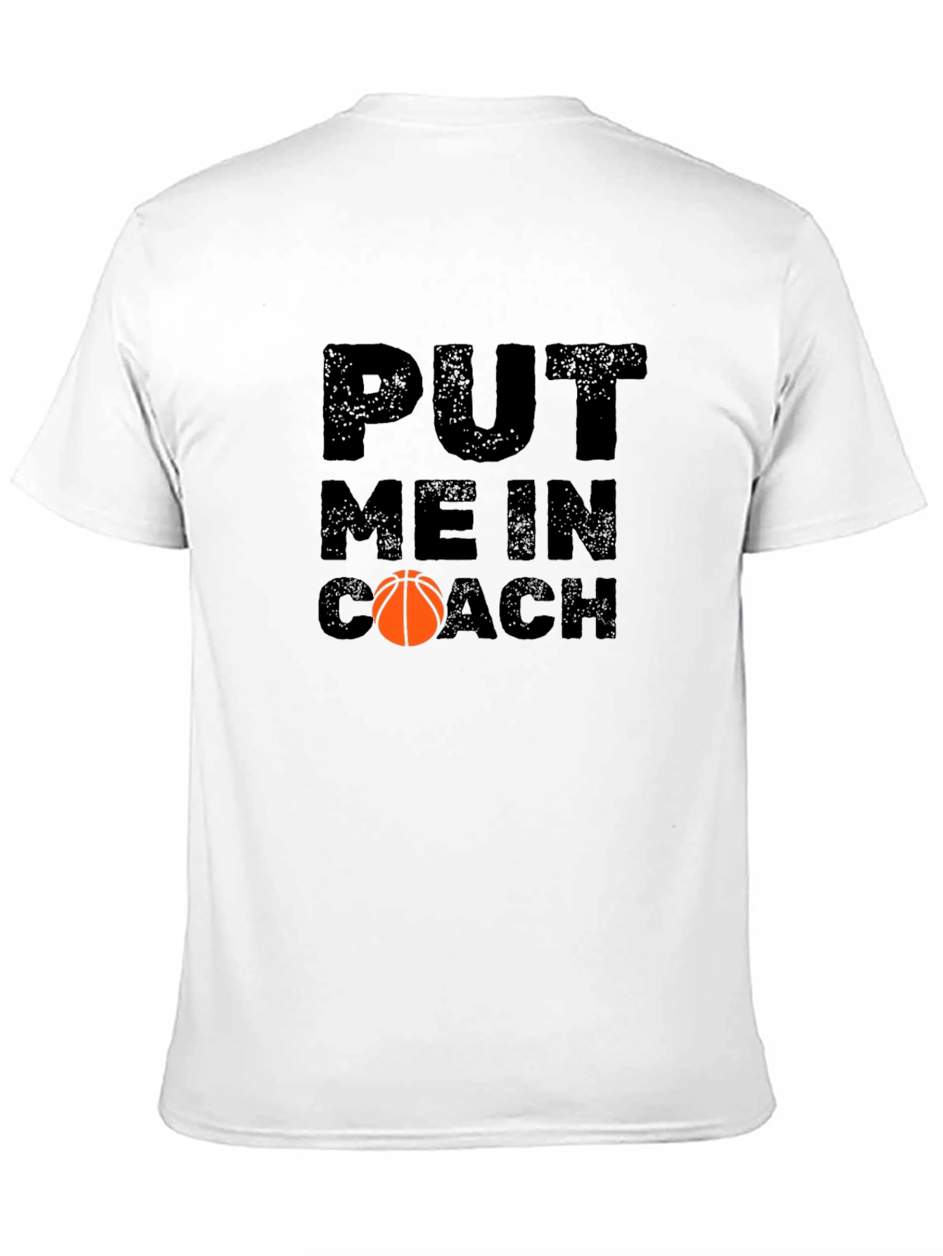 Put Me In Coach Basketball Graphic T-Shirt