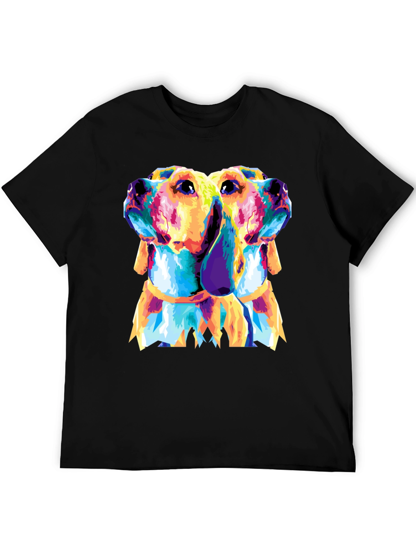 Abstract Dog Pop Art Graphic Tee