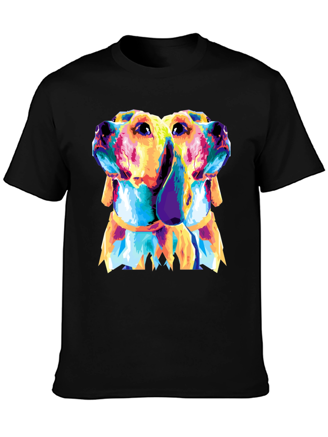 Abstract Dog Pop Art Graphic Tee