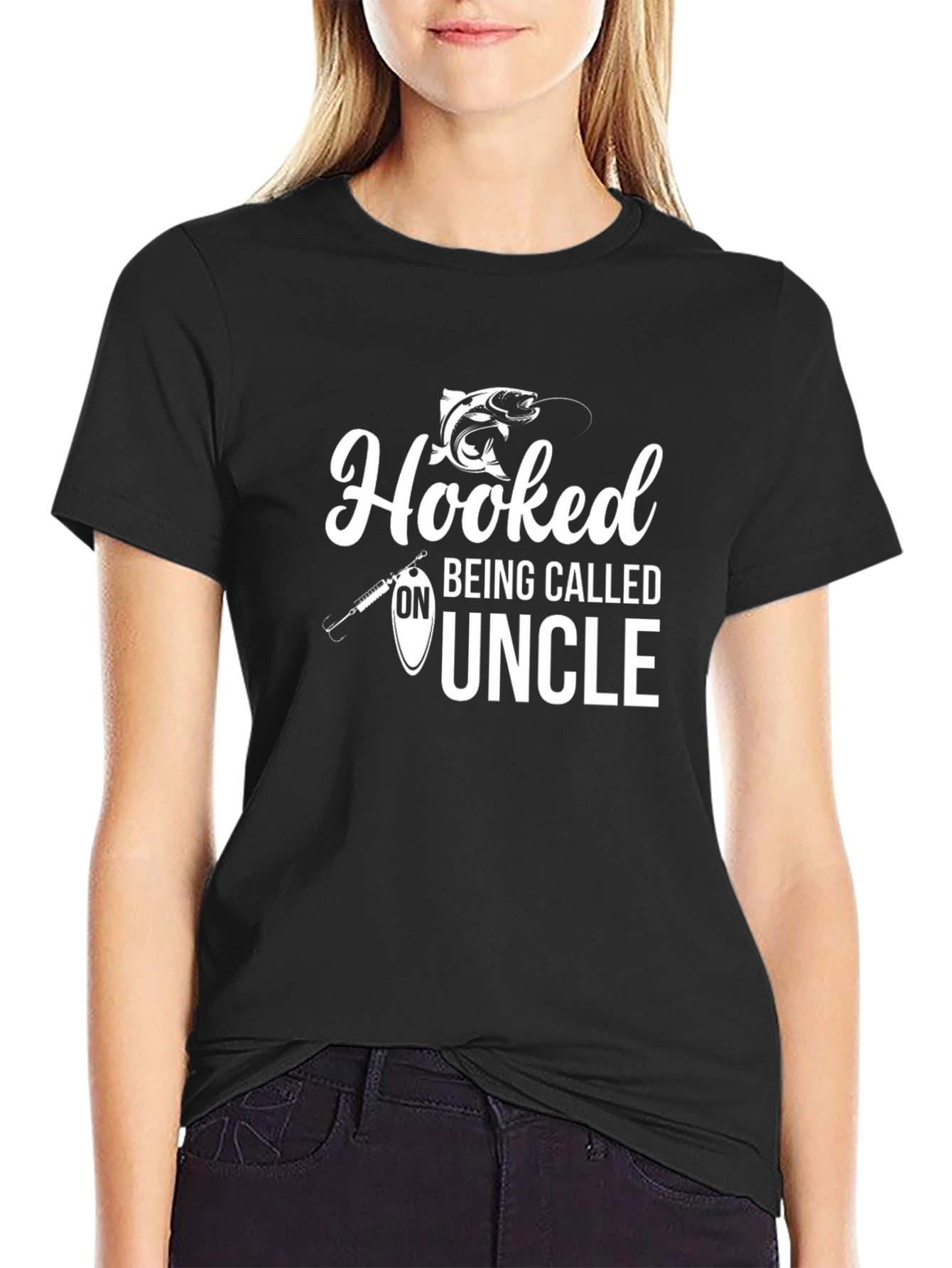 Hooked on Being Called Uncle - Fishing T-Shirt
