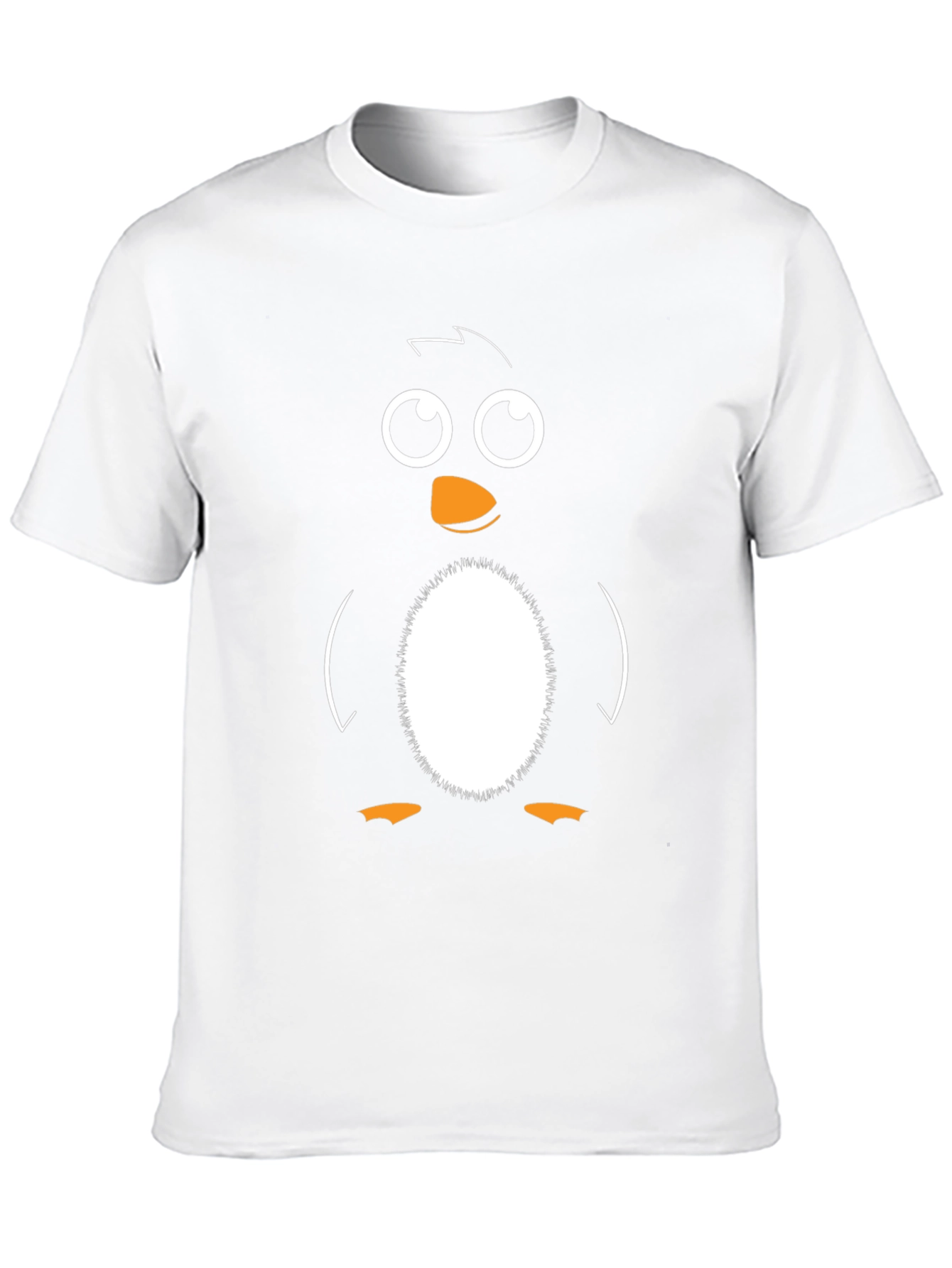 Penguin Graphic Tee - Black Cotton Blend