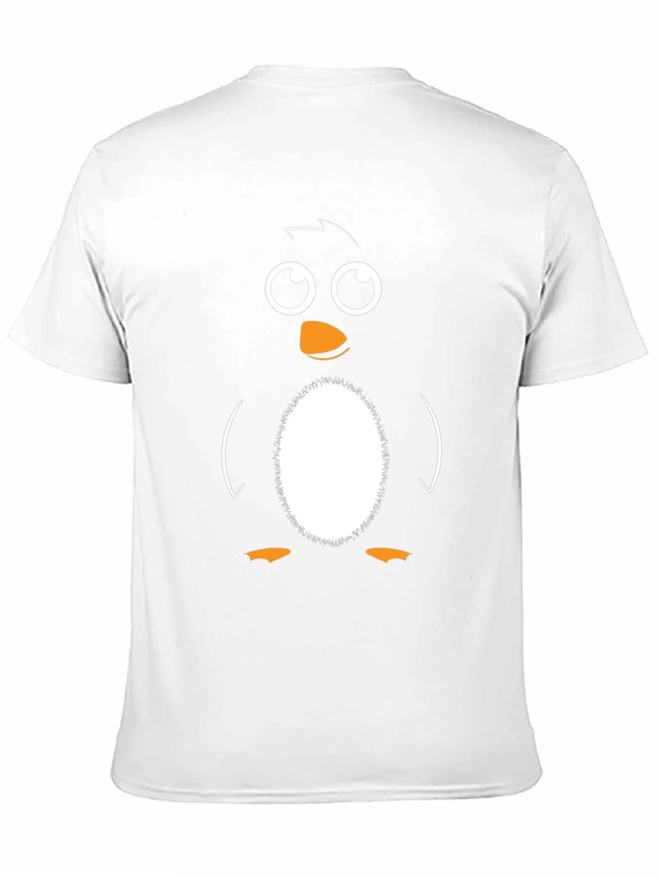 Penguin Graphic Tee - Black Cotton Blend