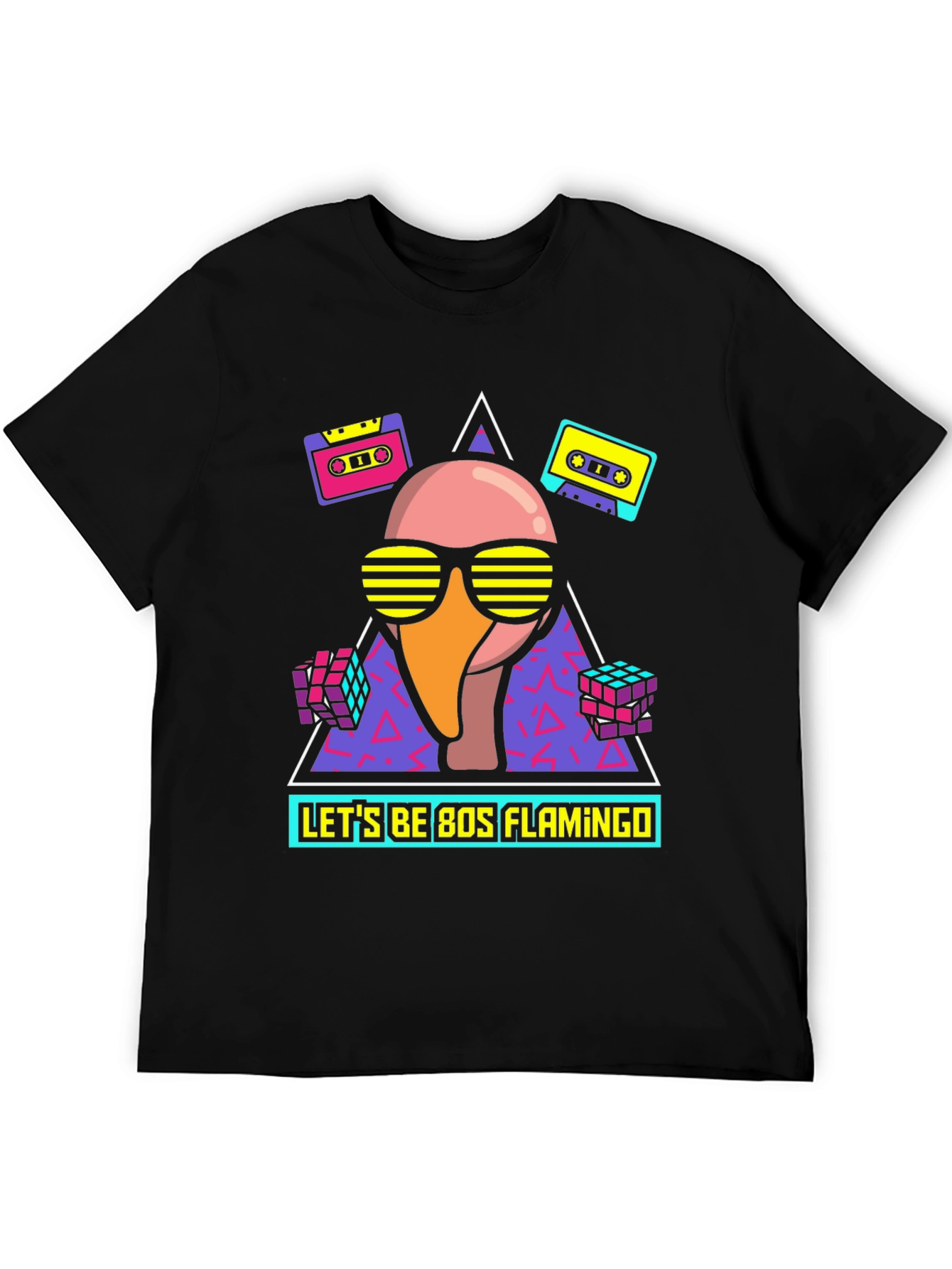 80s Flamingo T-Shirt - Retro Party Fun!