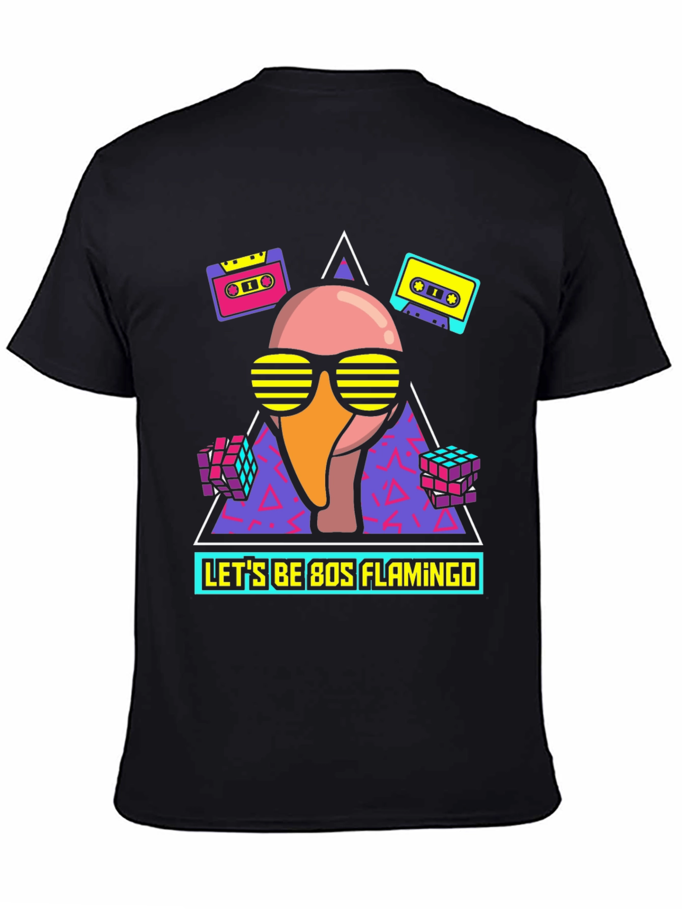 80s Flamingo T-Shirt - Retro Party Fun!
