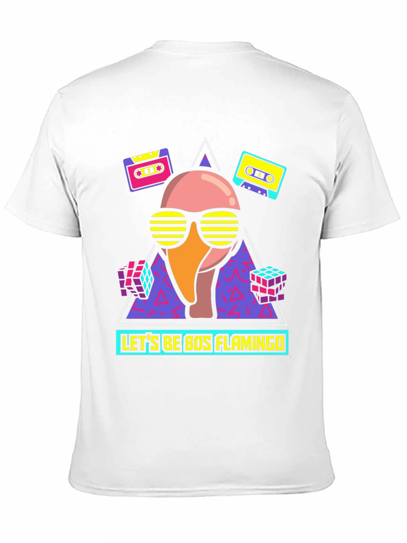 80s Flamingo T-Shirt - Retro Party Fun!