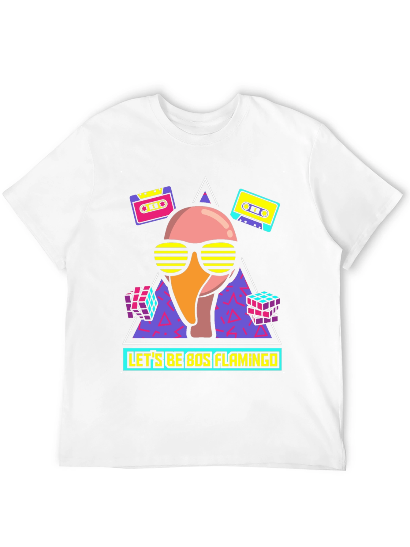 80s Flamingo T-Shirt - Retro Party Fun!