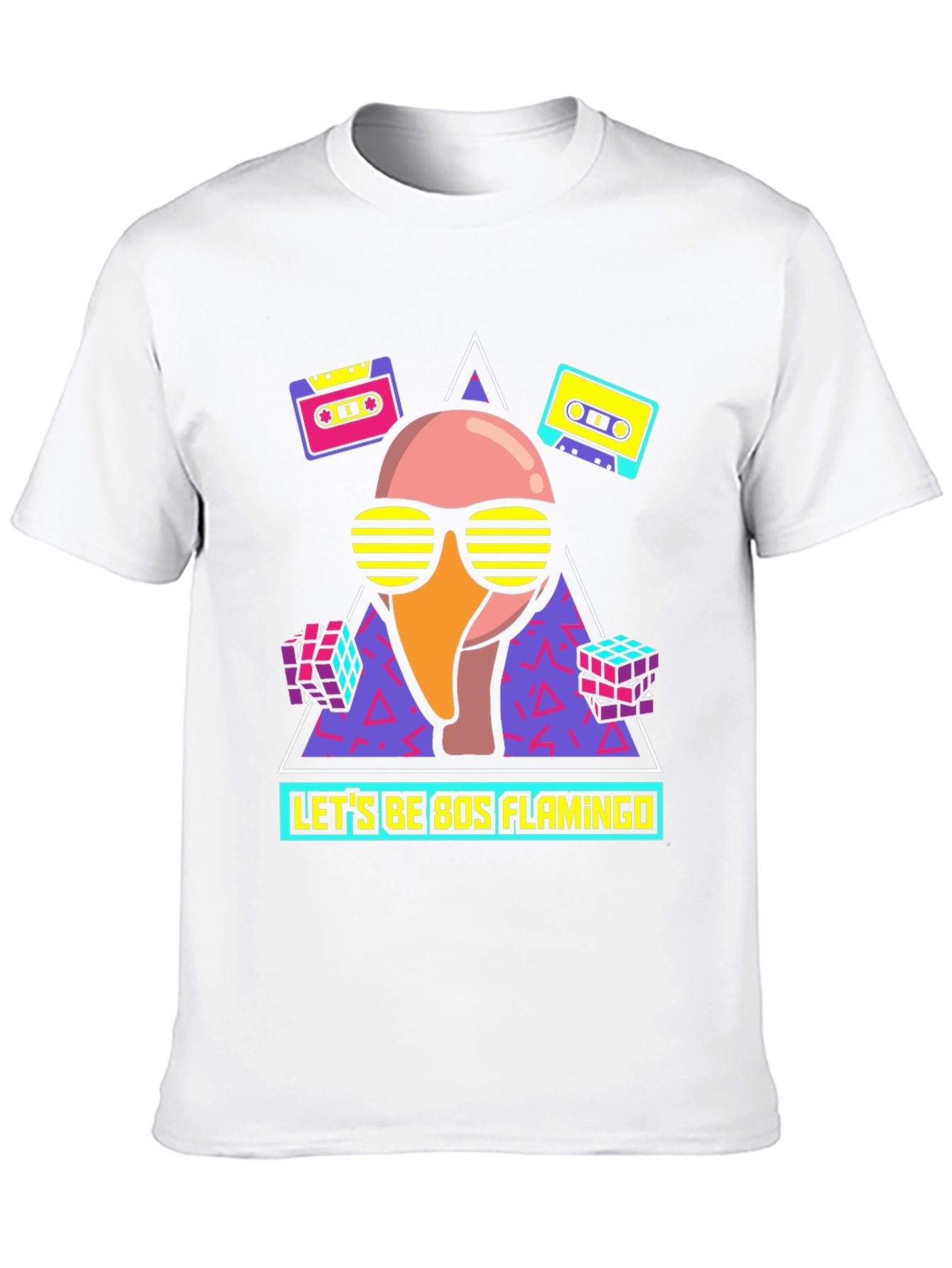 80s Flamingo T-Shirt - Retro Party Fun!