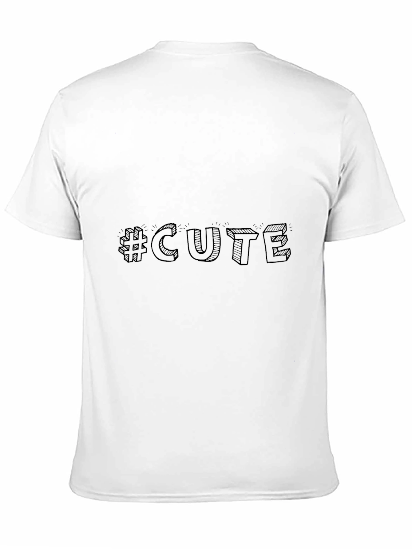 Cute Graphic Black T-Shirt