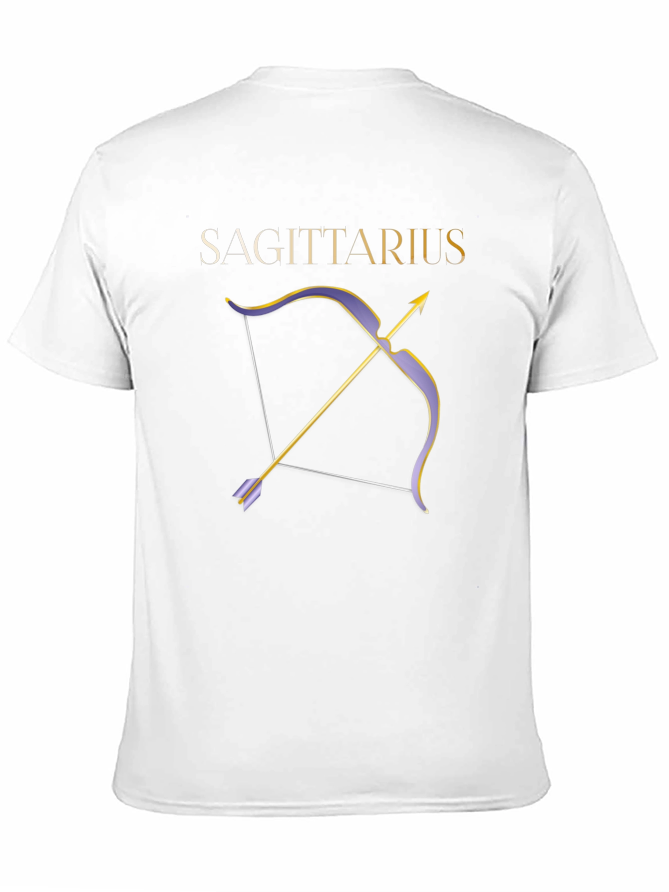Sagittarius Zodiac Bow and Arrow Graphic Tee