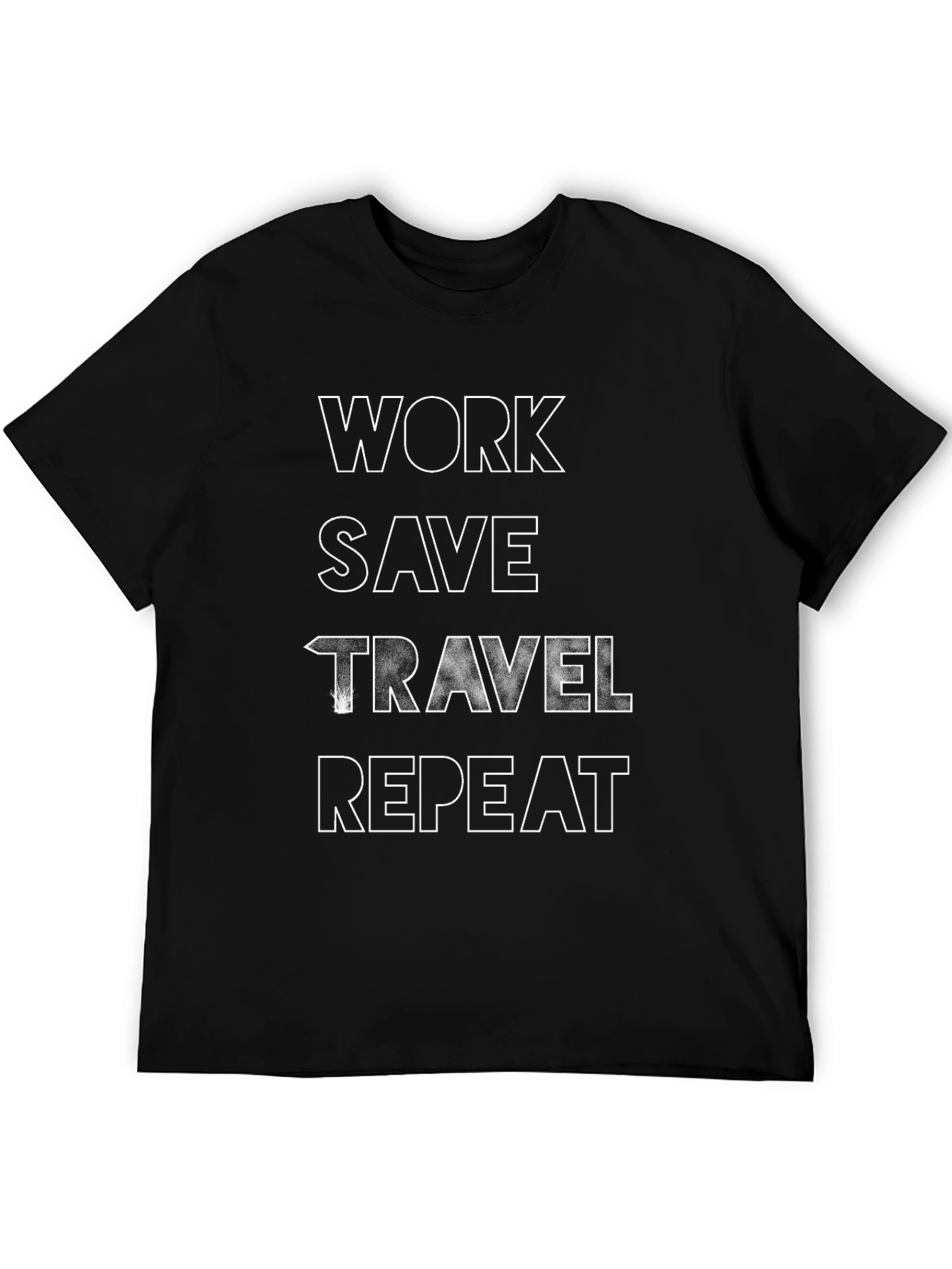 Work Save Travel Repeat Graphic Tee
