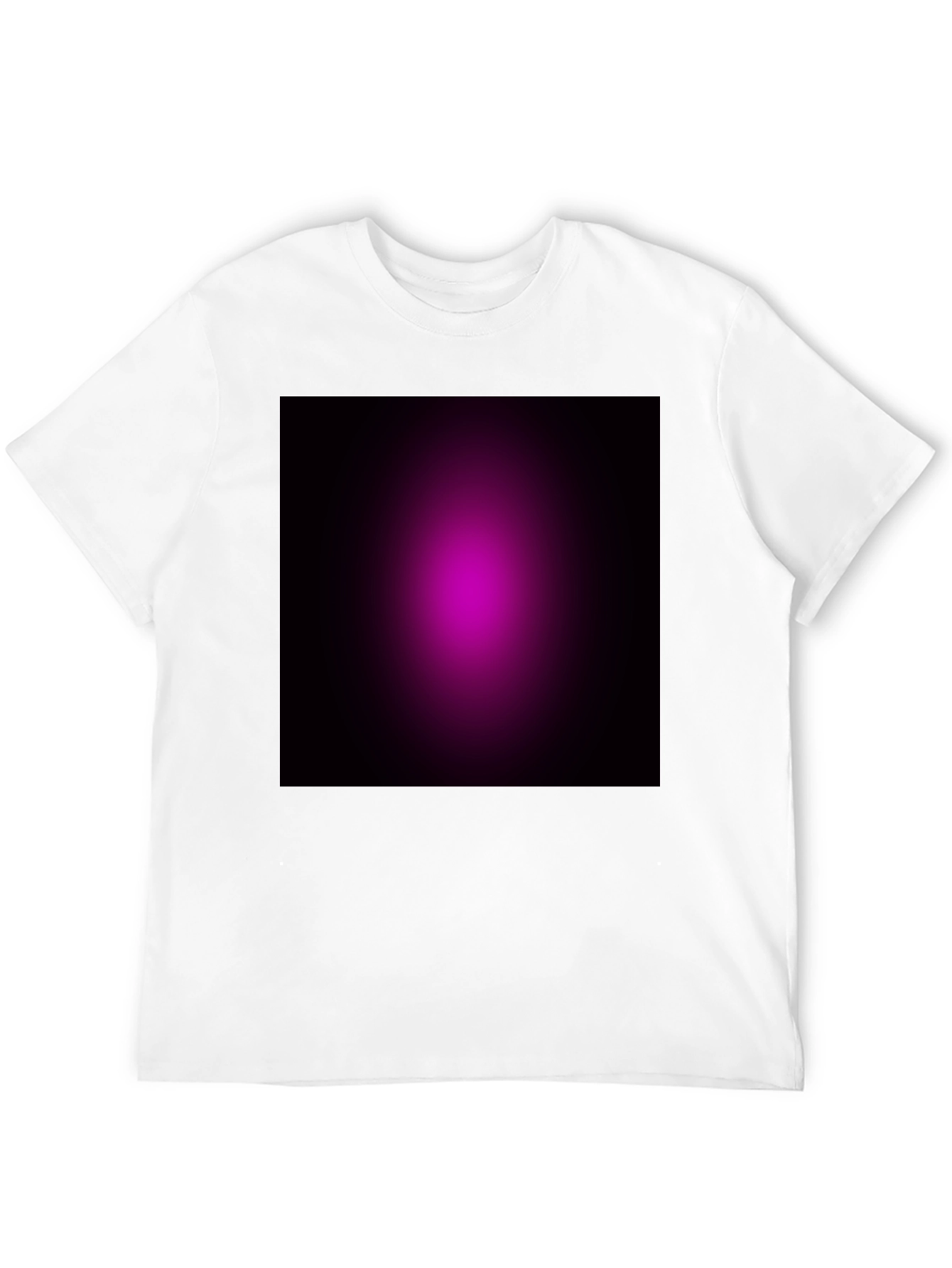 Gradient Graphic Black Tee - Soft & Stylish